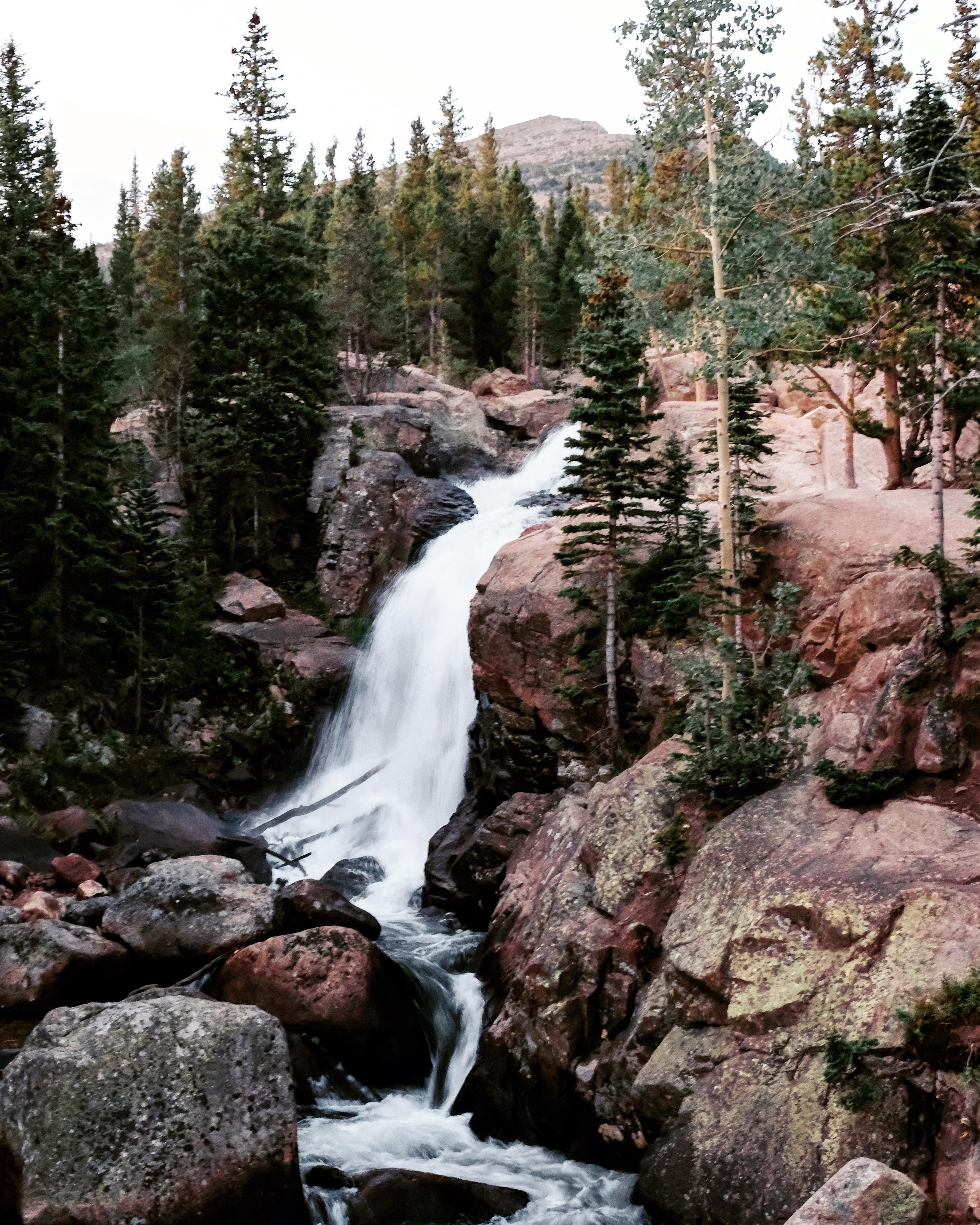 Alberta Falls in Rocky Mountain National Park, Colorado [3276x4096] [OC