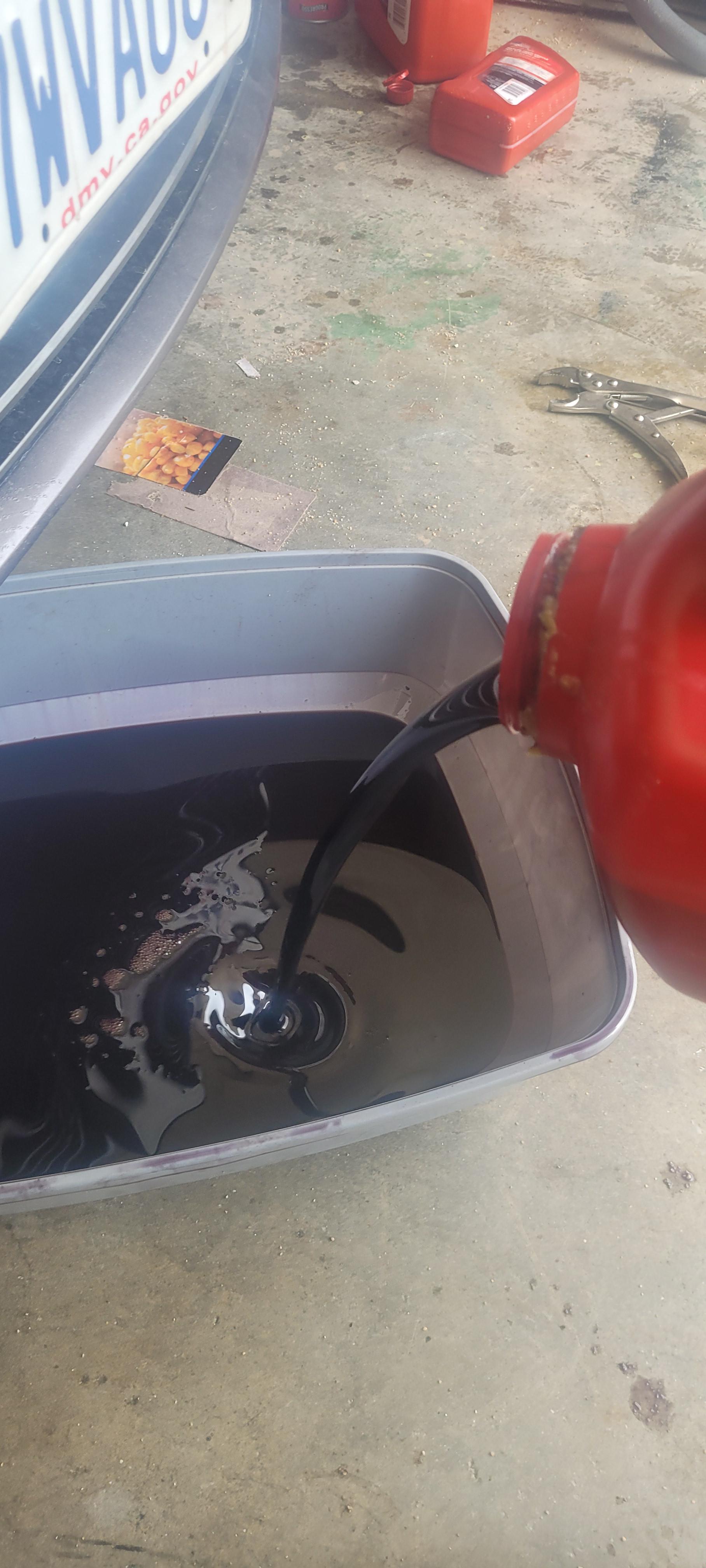 Transmission fluid quality after just 53,000 miles. Toyota camry 4