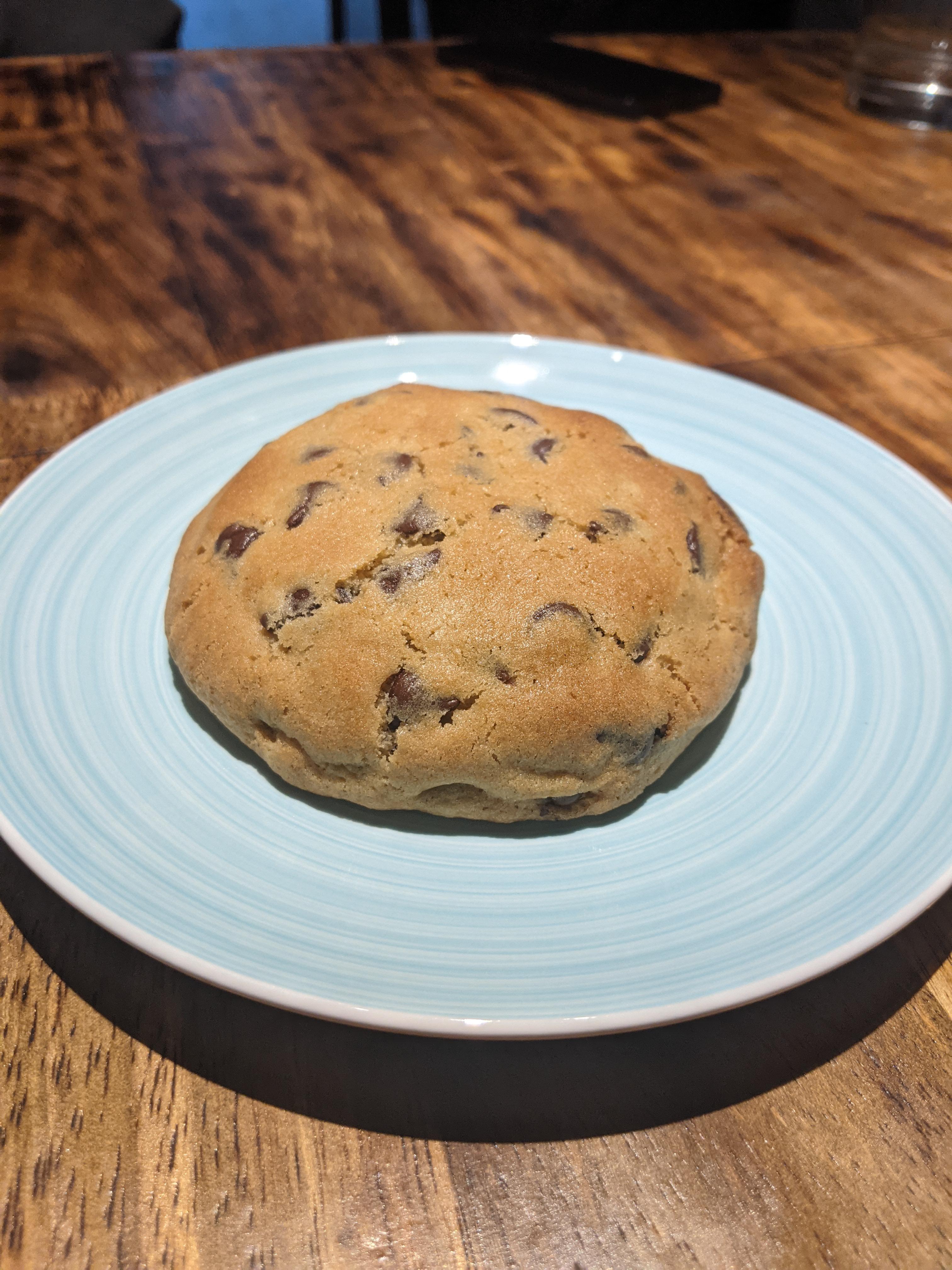 Promised my friends I'd make the giant choc chip cookies when I got my