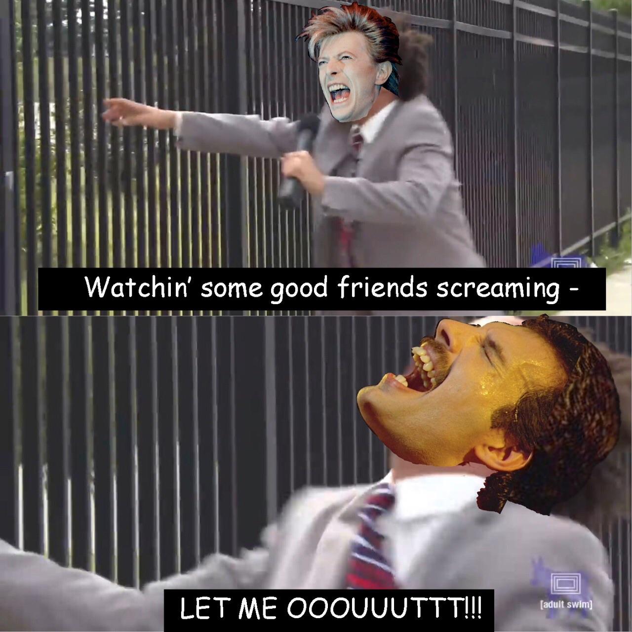 Bowie/ Freddie meme queen