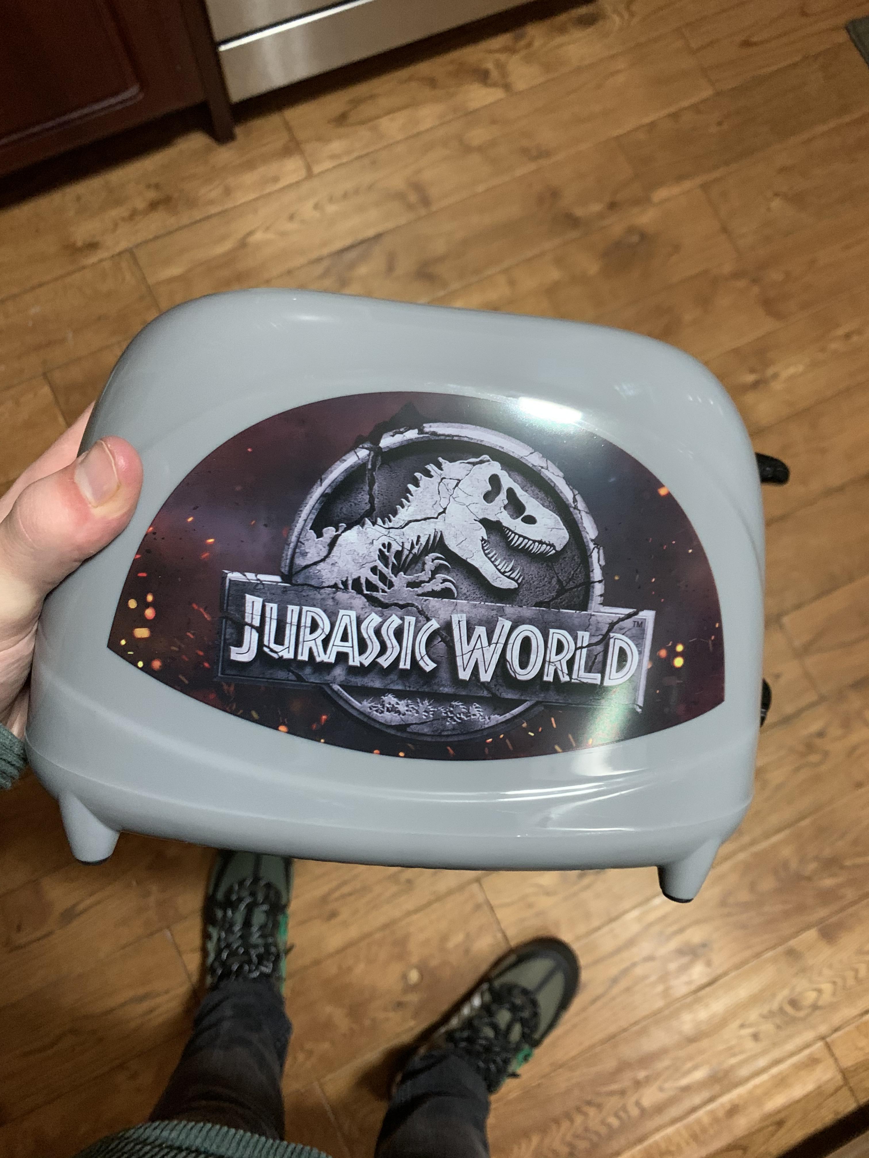 Didn’t know a Jurassic world toaster existed....but I’m glad it does
