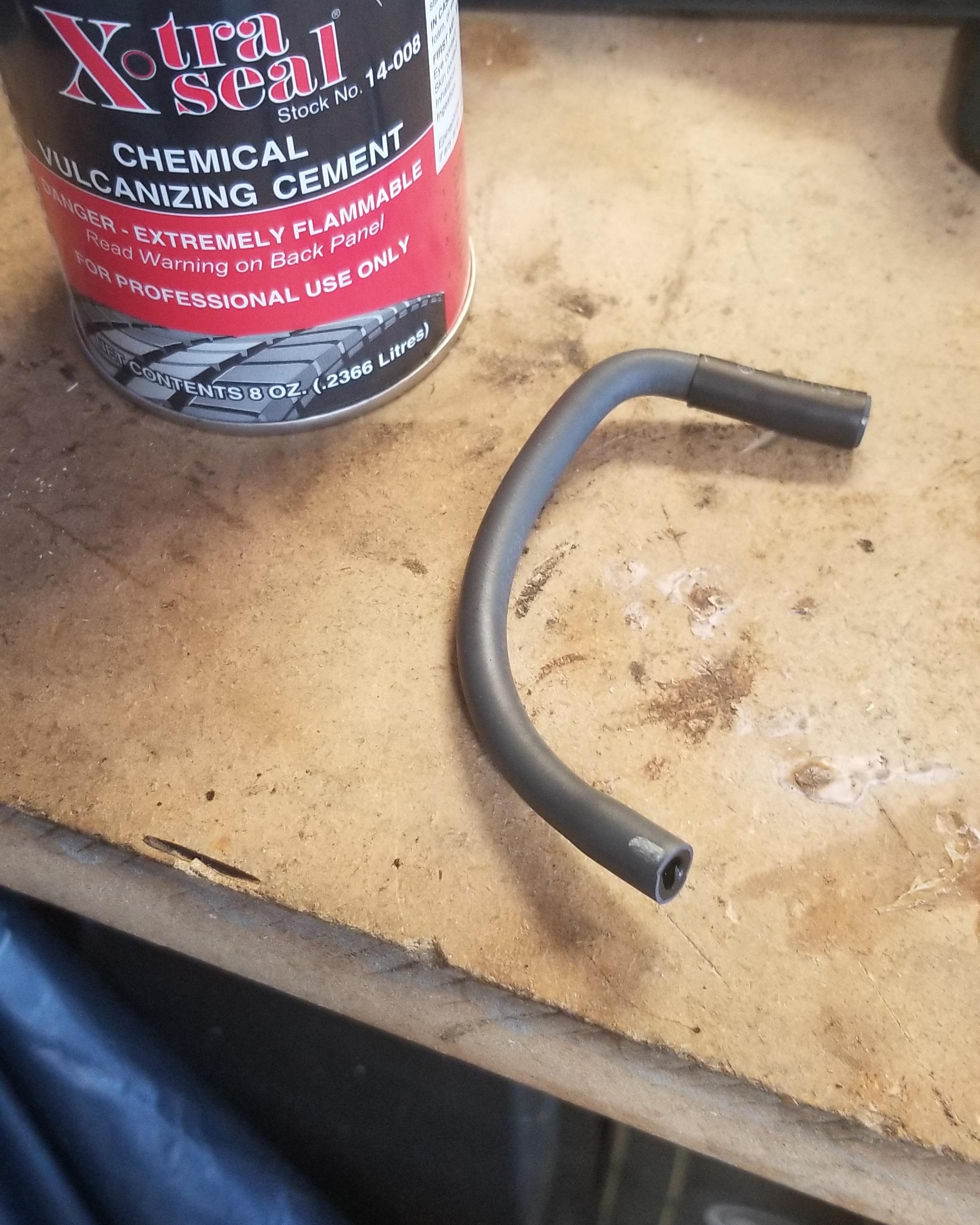 Never seen this on the Repair torn or split heat molded