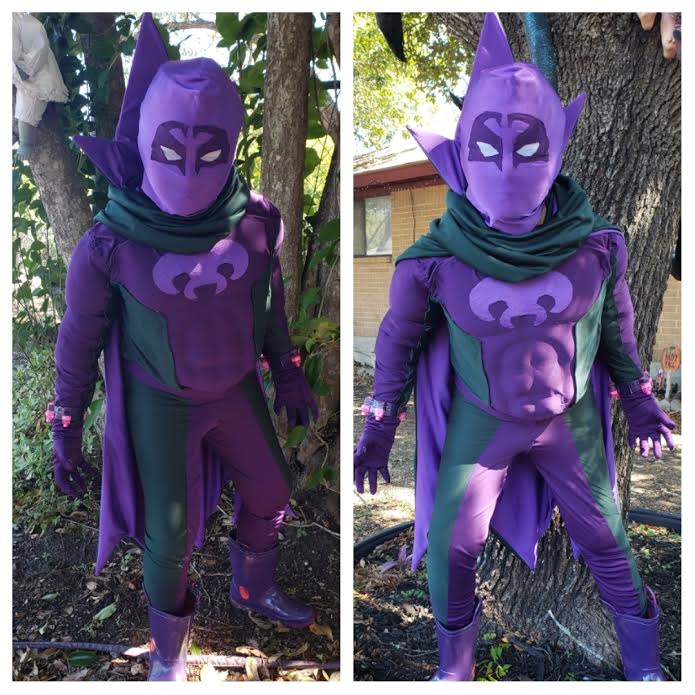 I made my 9 year old a Prowler costume from SpiderMan Into the Spider