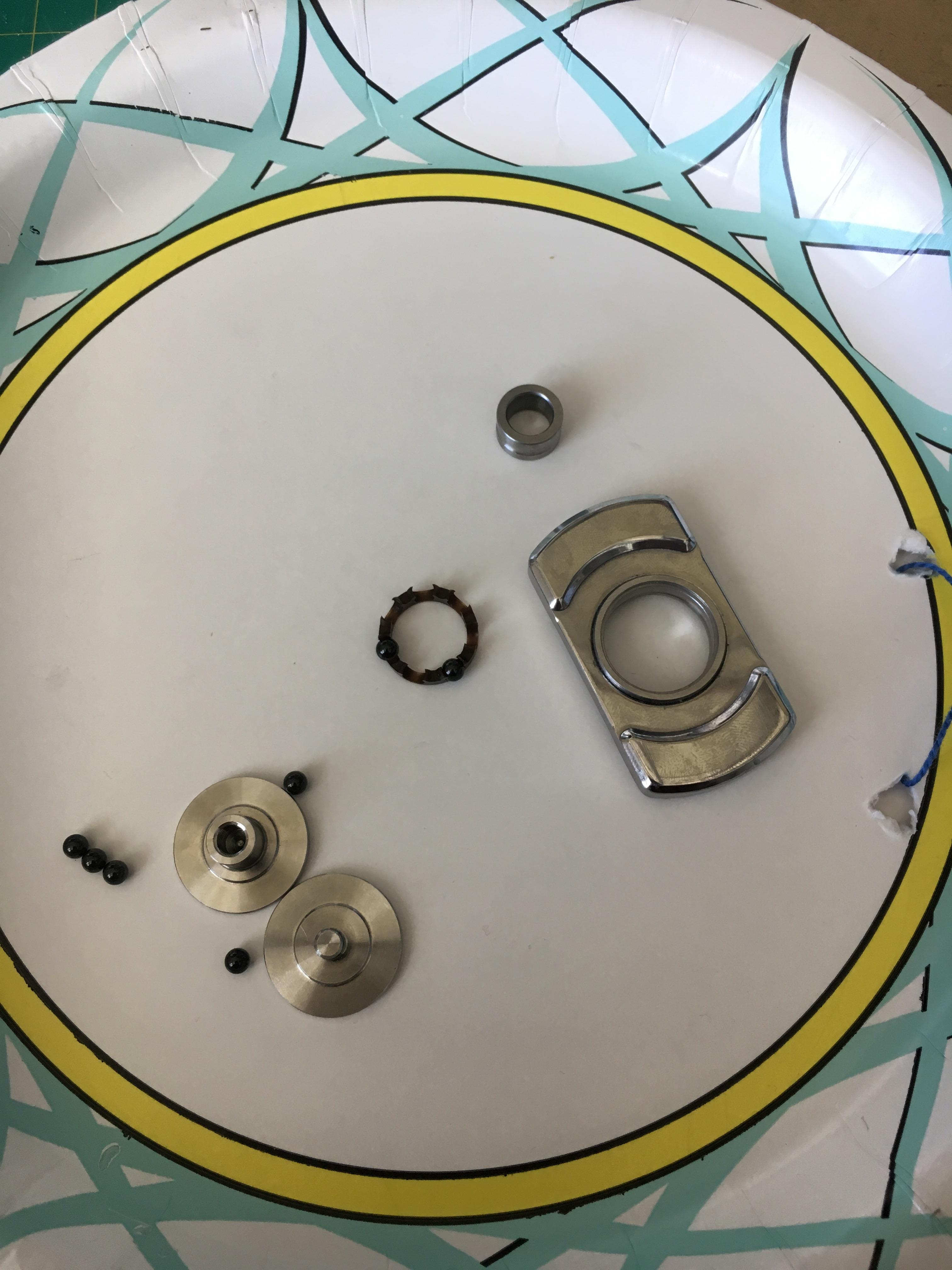 Any suggestions on how to put the balls back into the bearing? r