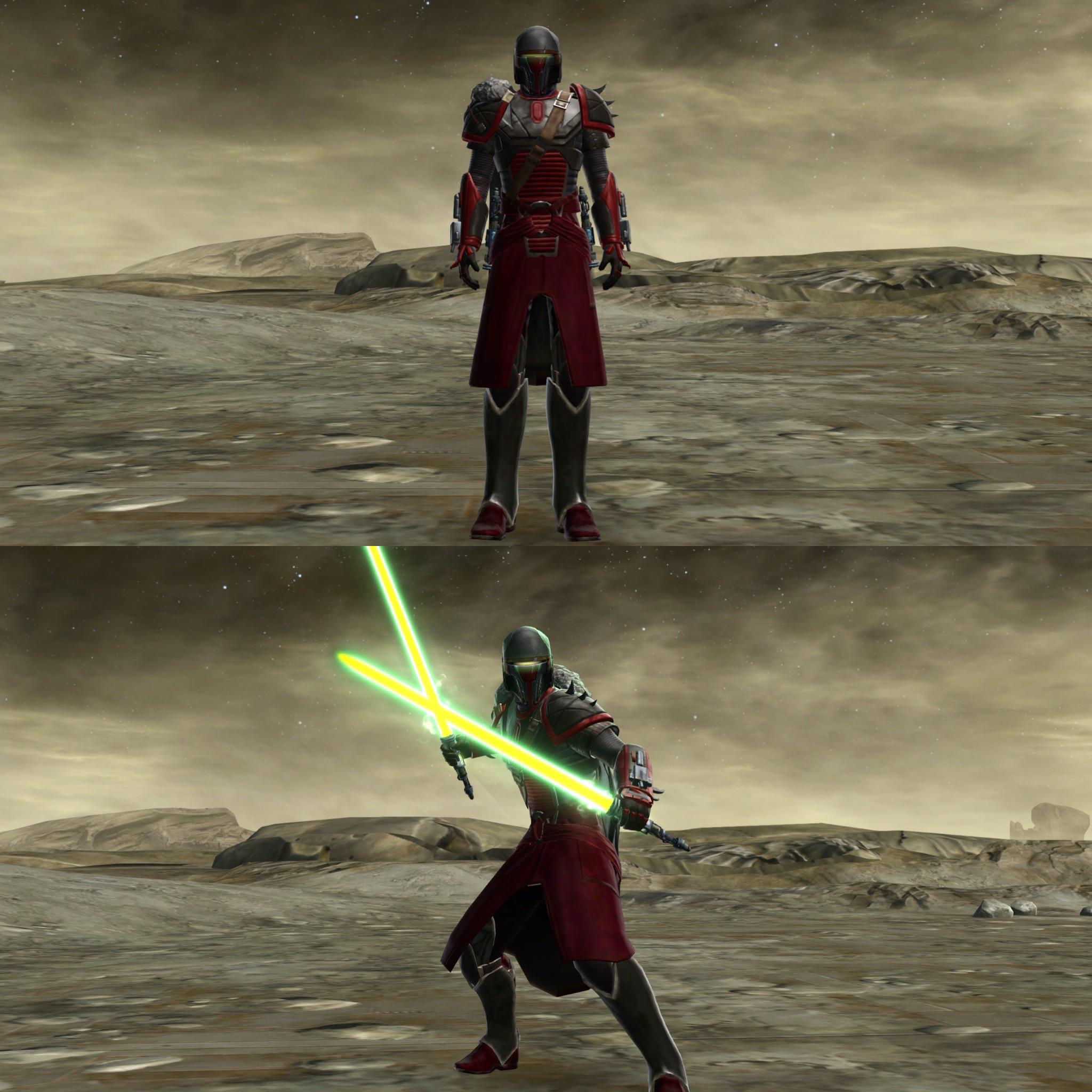 Wanted to share my Dark Side Jedi Sentinel’s outfit. I’ve maintained my