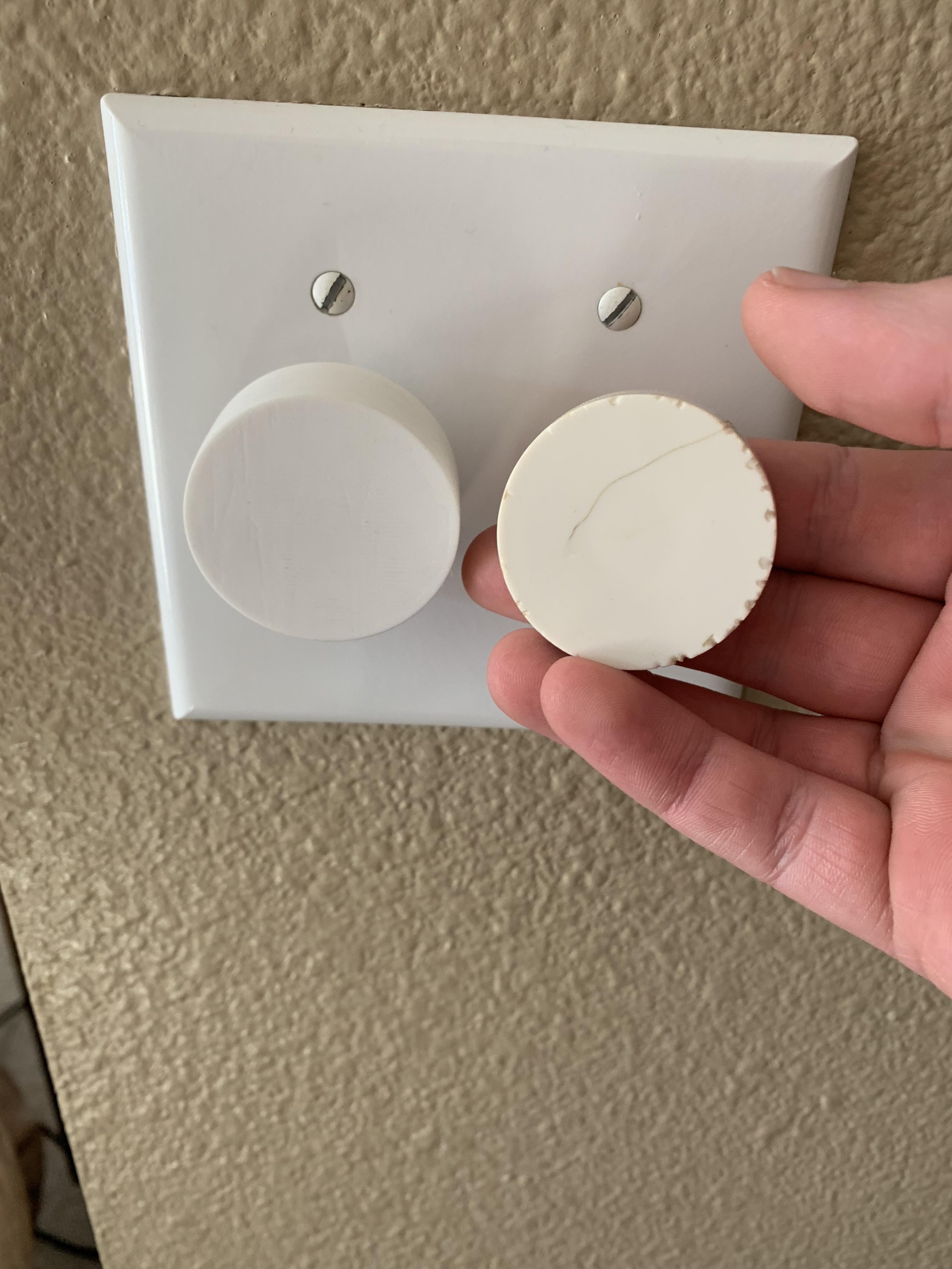 Since everyone is posting knobs... Replacement for a light dimmer r
