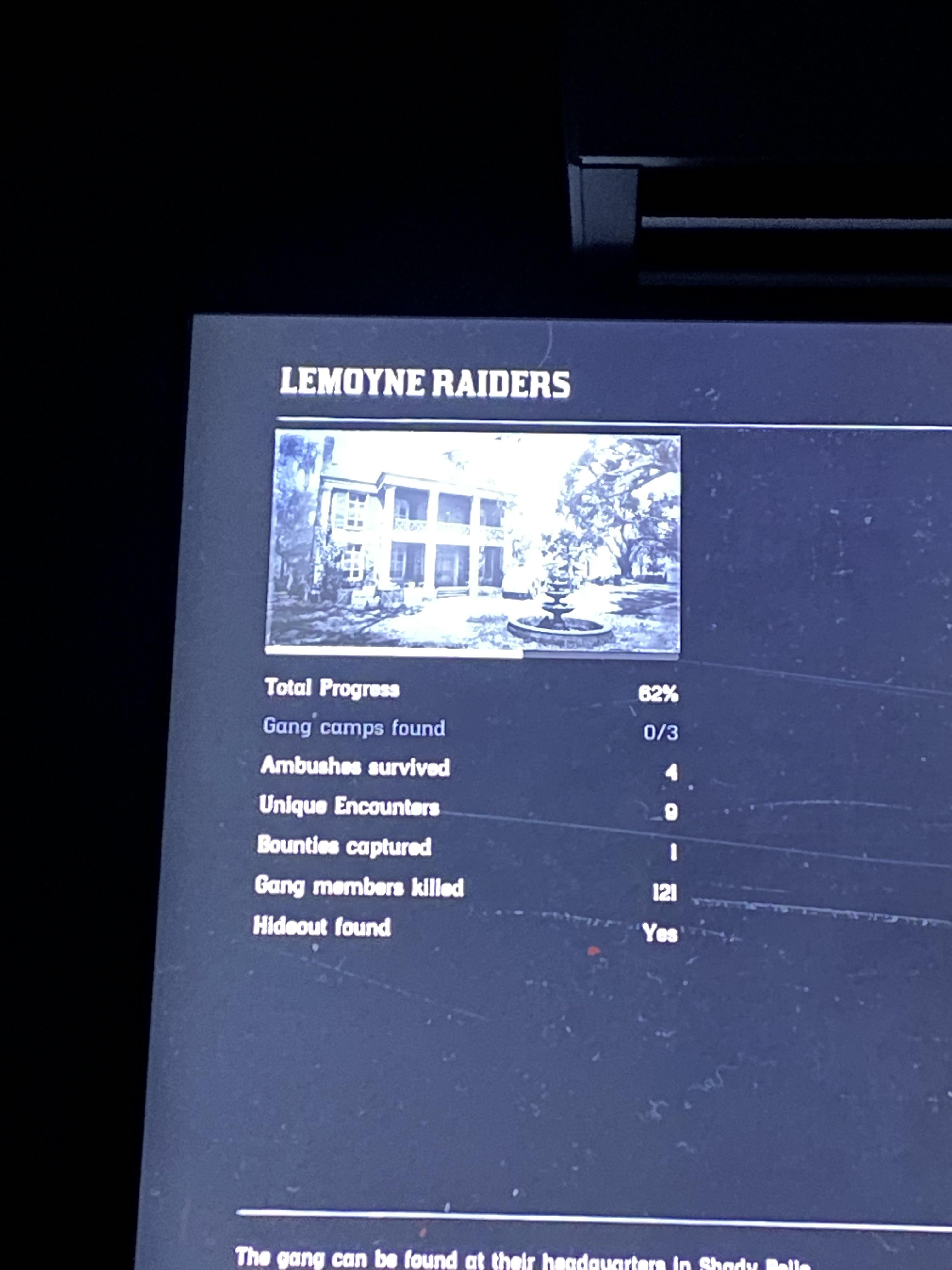I cant find the Lemoyne Raider Camps? Are they in specific places? Its