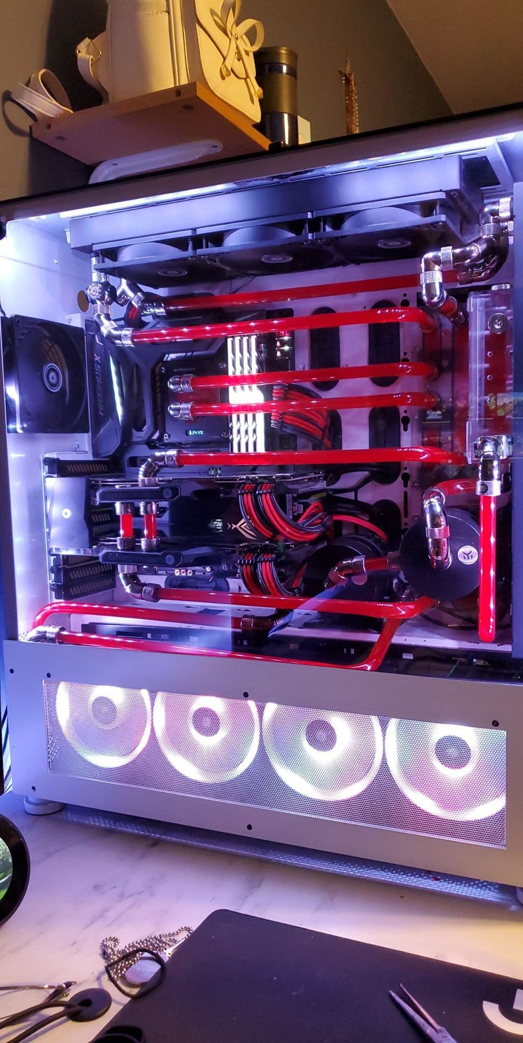 Lian Li V3000 Build Complete! r/watercooling
