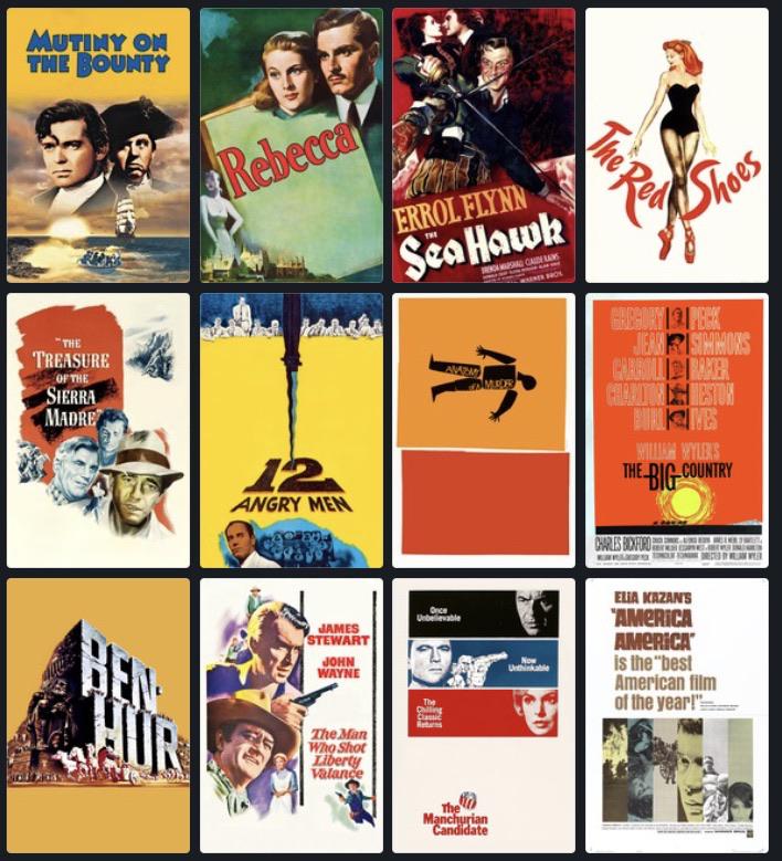 What are your top 10 favorite classic films? (I chose 12 purely for symmetry) r/classicfilms