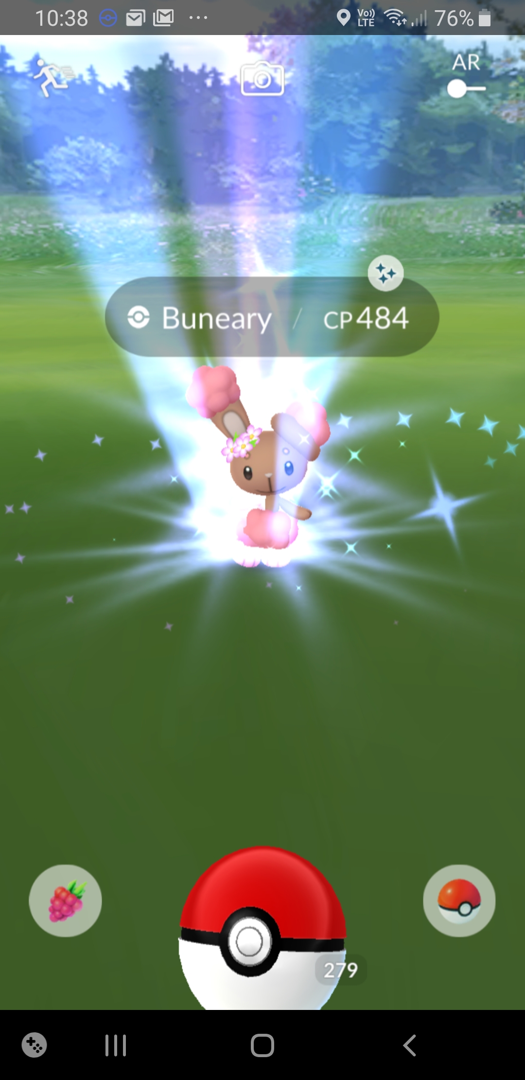 Shiny flower crown buneary! r/TheSilphRoad