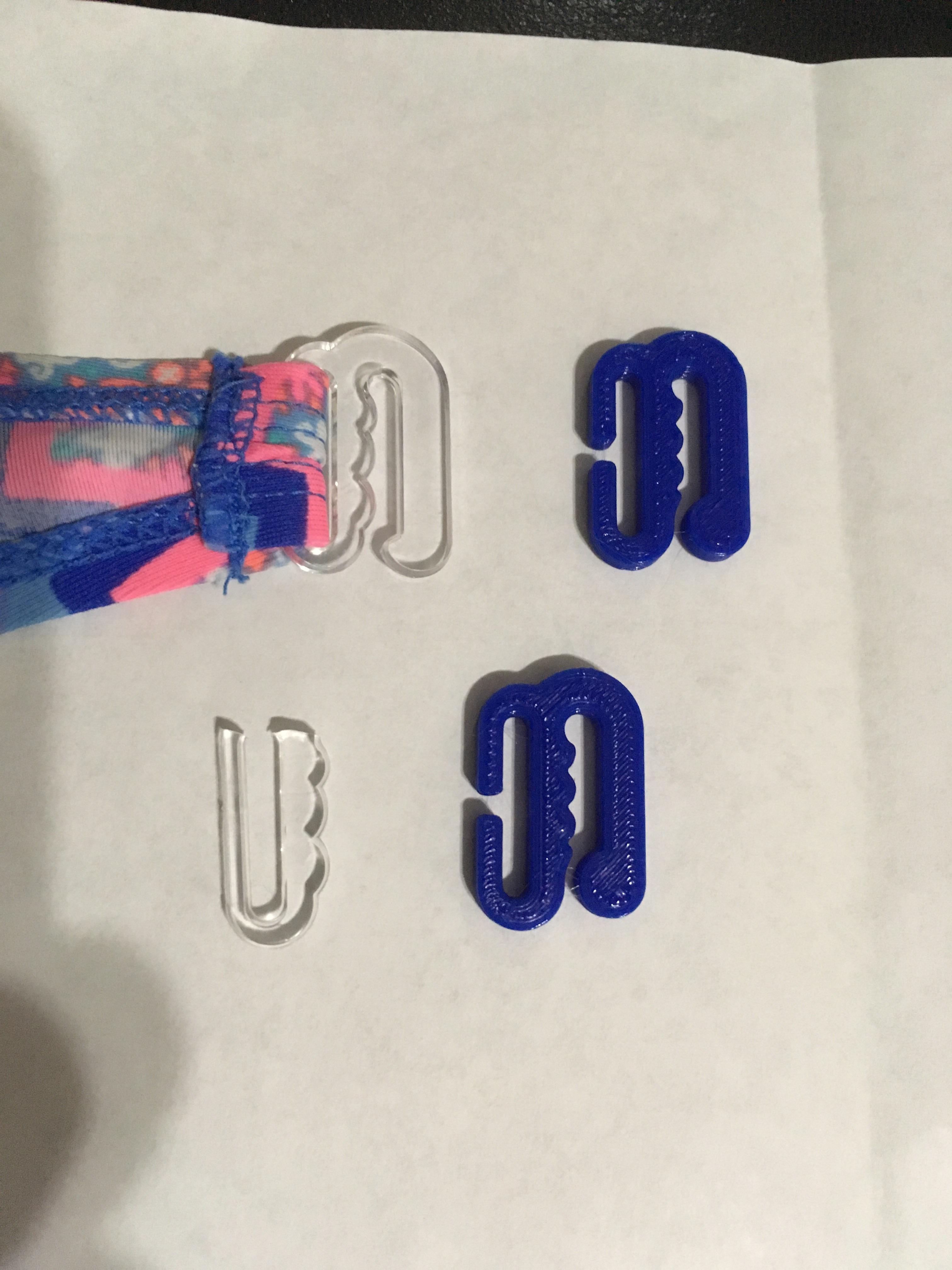 My daughter's bathing suit clip broke, so I designed and printed a
