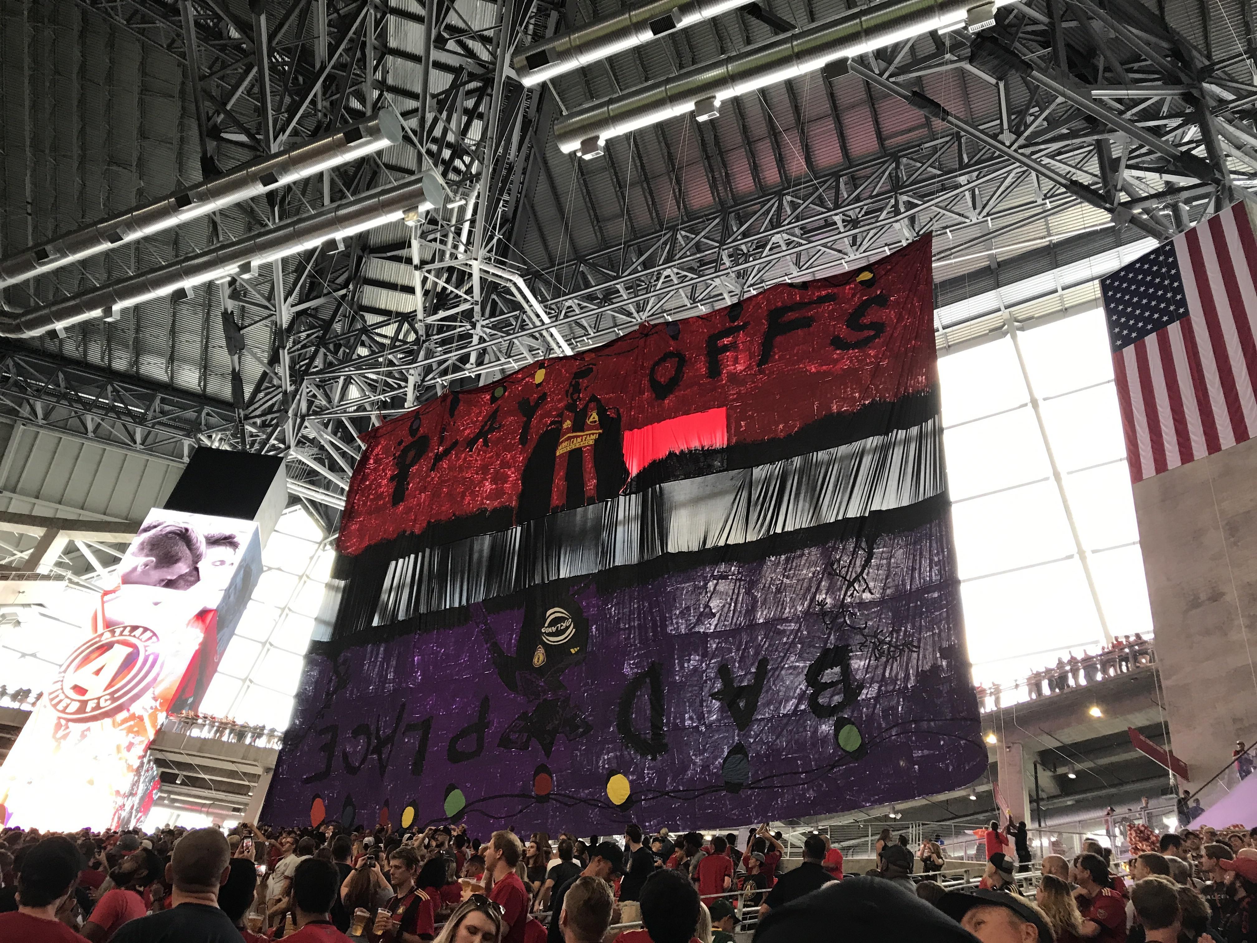Stranger Things TIFO AtlantaUnited