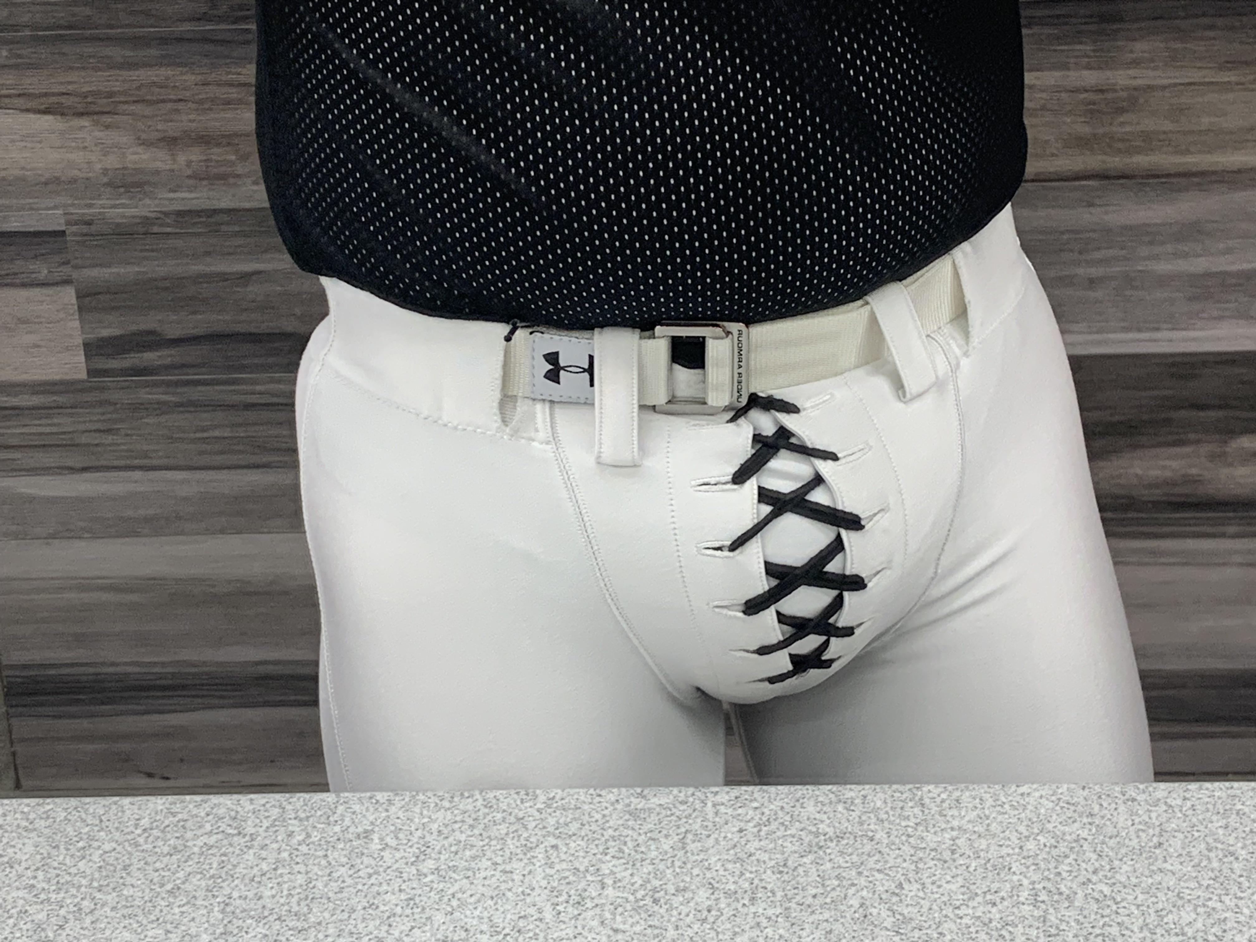 Laced up football pants PublicBulges