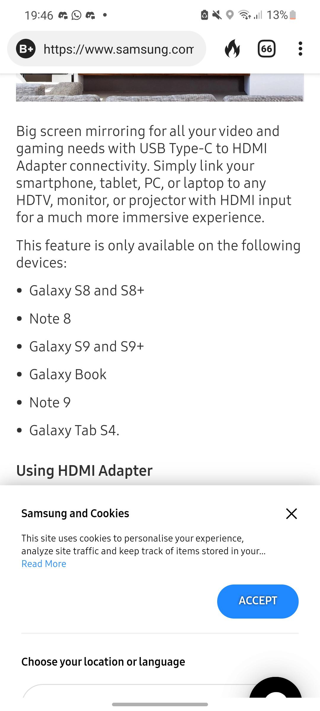 Connecting an S21 to a projector via an HDMI? r/GalaxyS21