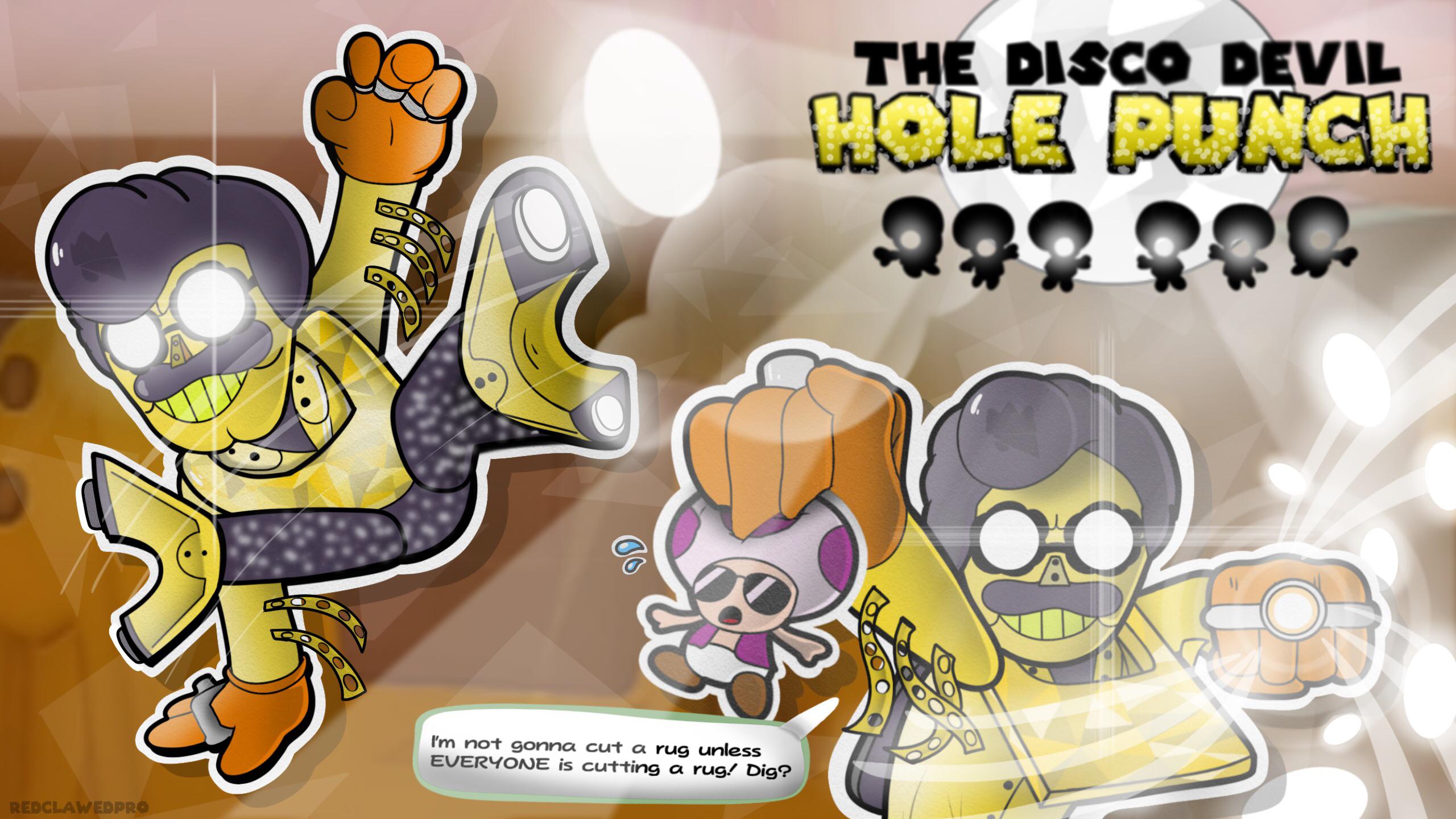 I redesigned Hole Punch from Paper Mario the Origami King! r/papermario