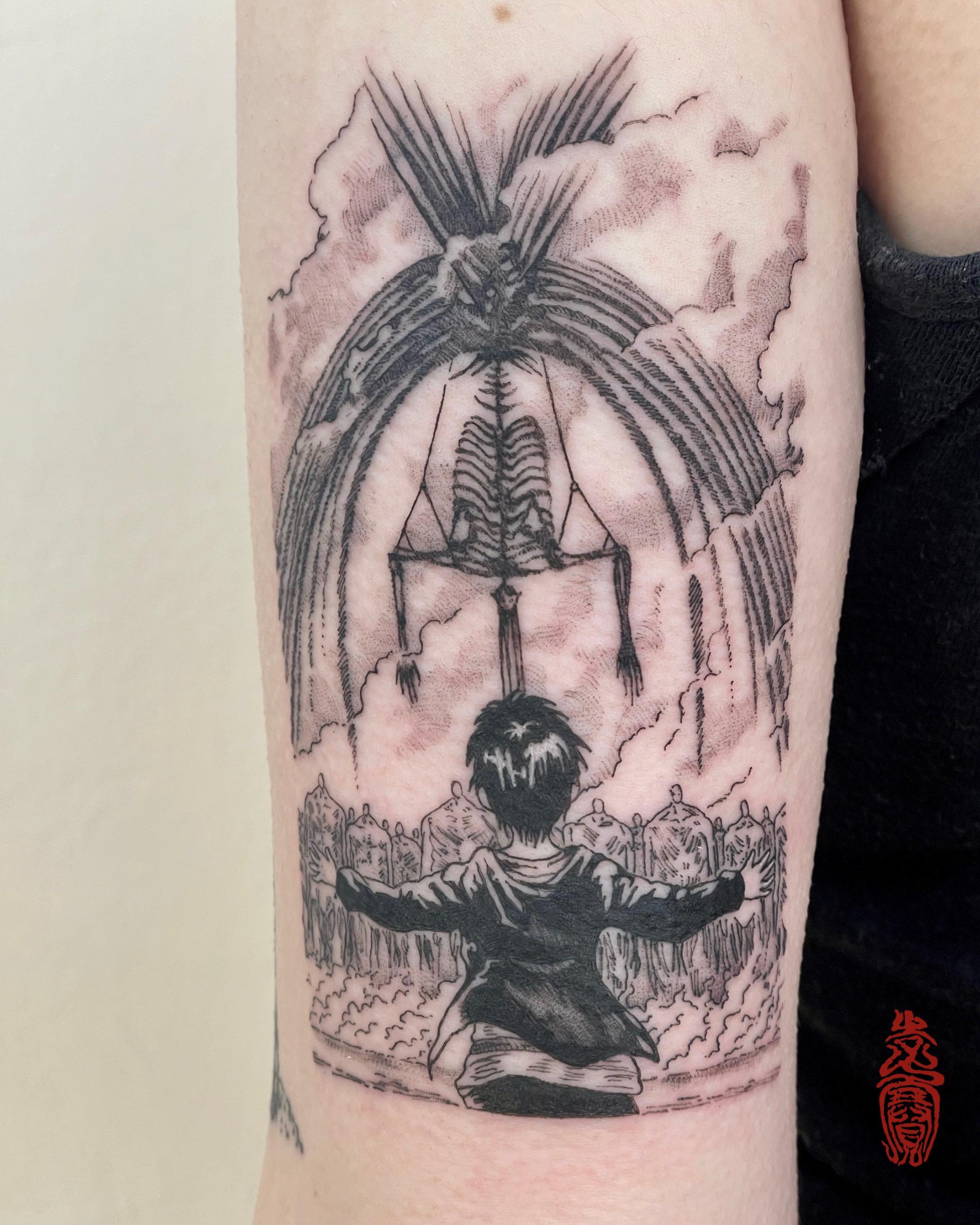 Founding Titan tattoo that I got last year r/ShingekiNoKyojin