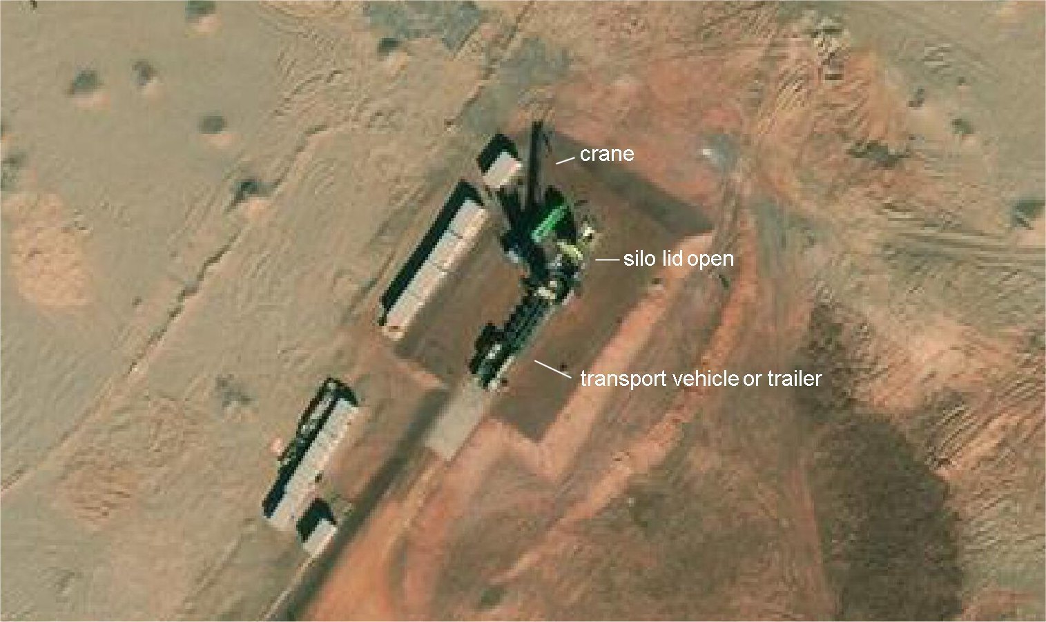 Satellite picture of Chinese ICBM silo at Jilantai being loaded r/Sino