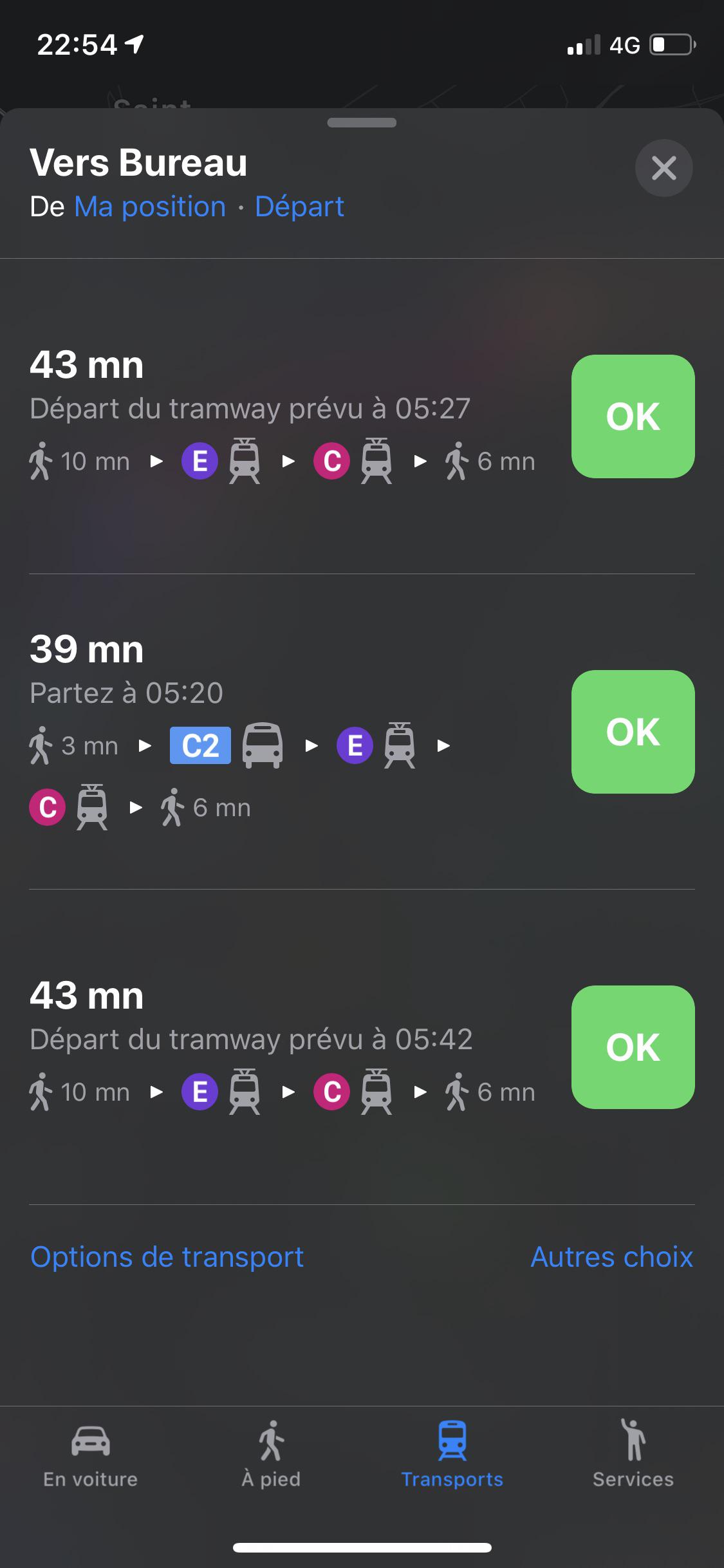 Les horaires de la TAG sont finalement inclues dans l’app Plans d’iOS