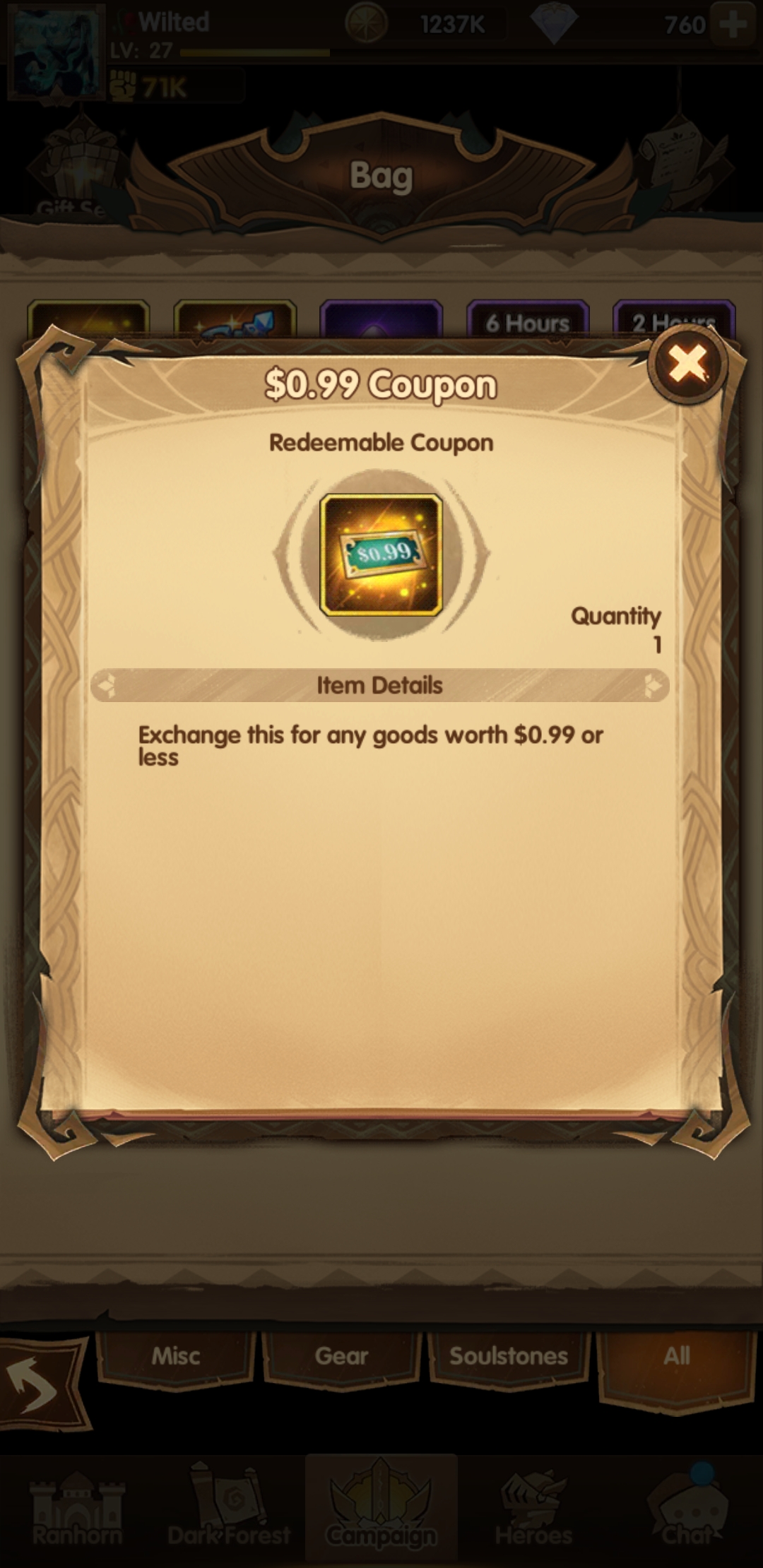 Dear Lilith, wtf am I supposed to use this on? r/afkarena