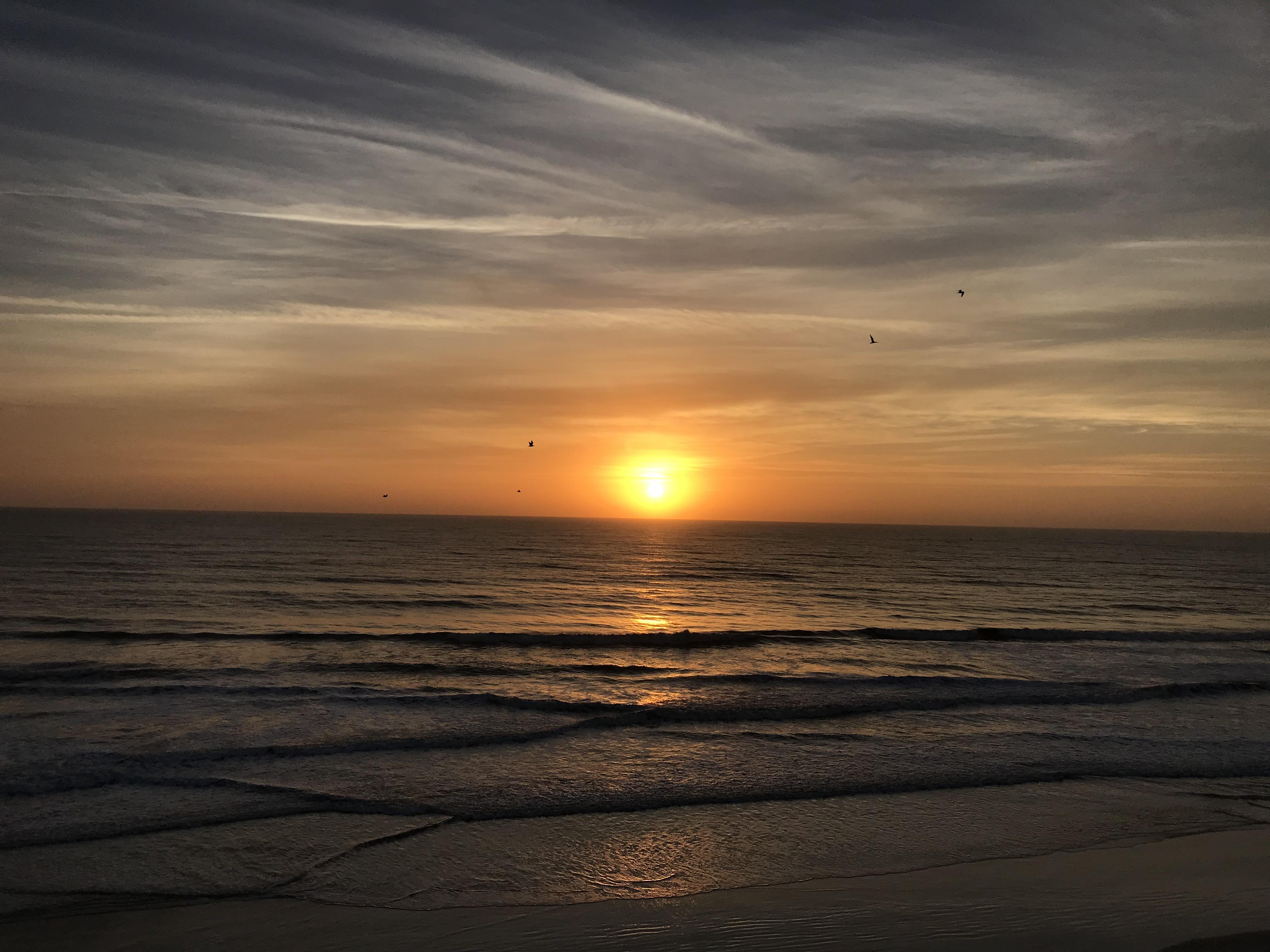 I took this picture of a beautiful sunrise at Daytona Beach, Florida