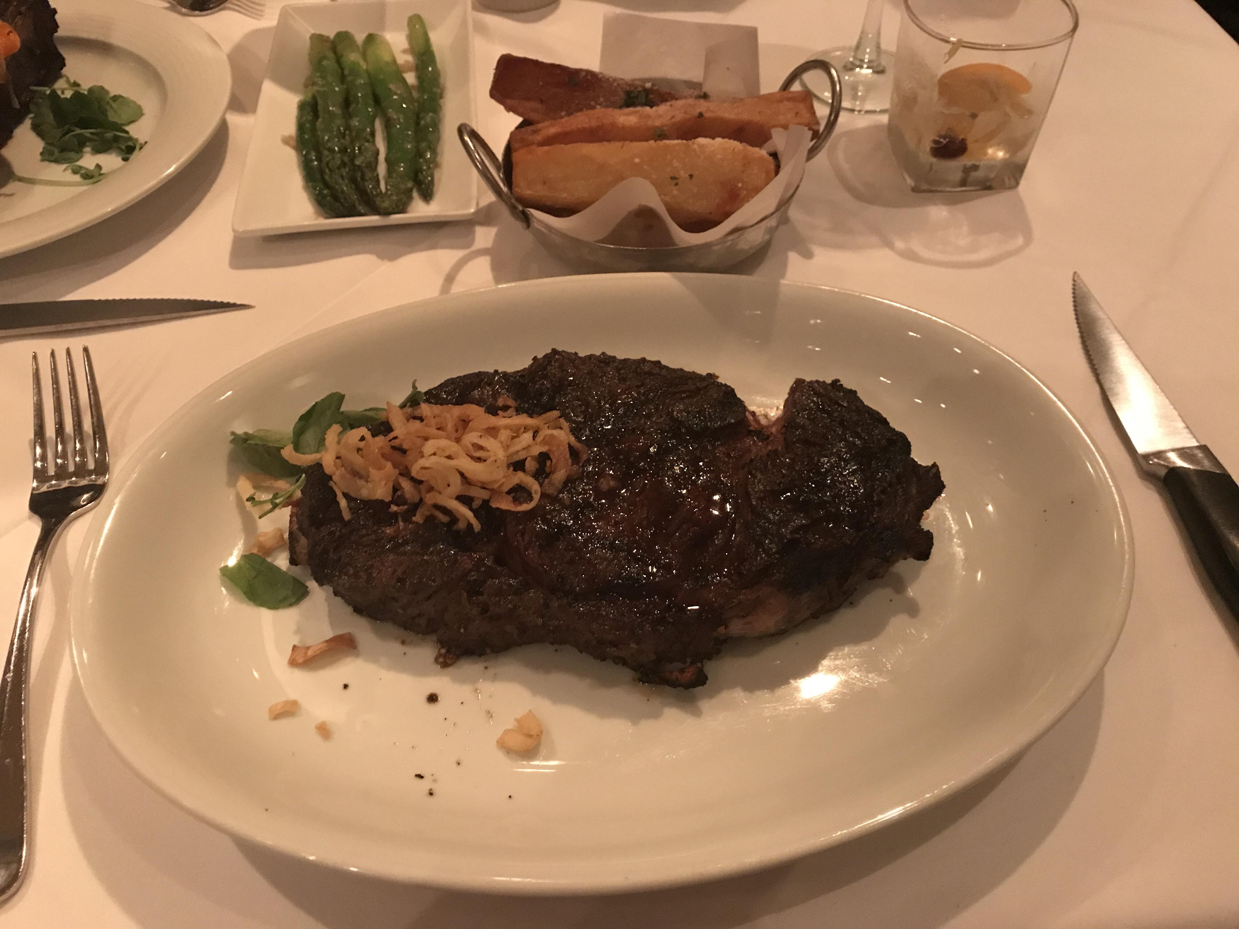 Ribeye at Gallagher's steakhouse Las Vegas r/steak