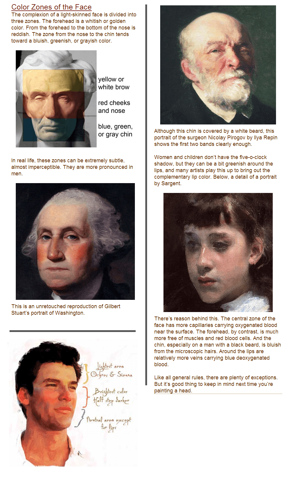 Color Zones of the Face r/coolguides