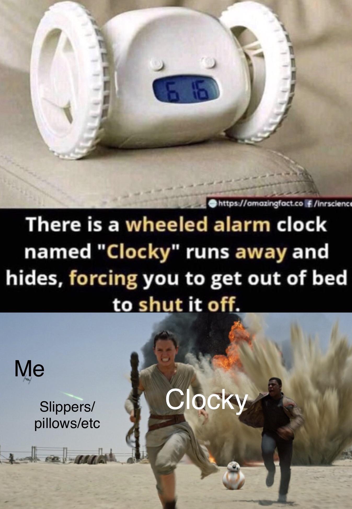 I’ll just stick with a regular alarm clock meme