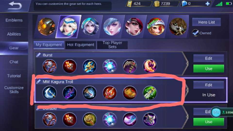 Mobile Legends Miya Item Build Guide Levelskip