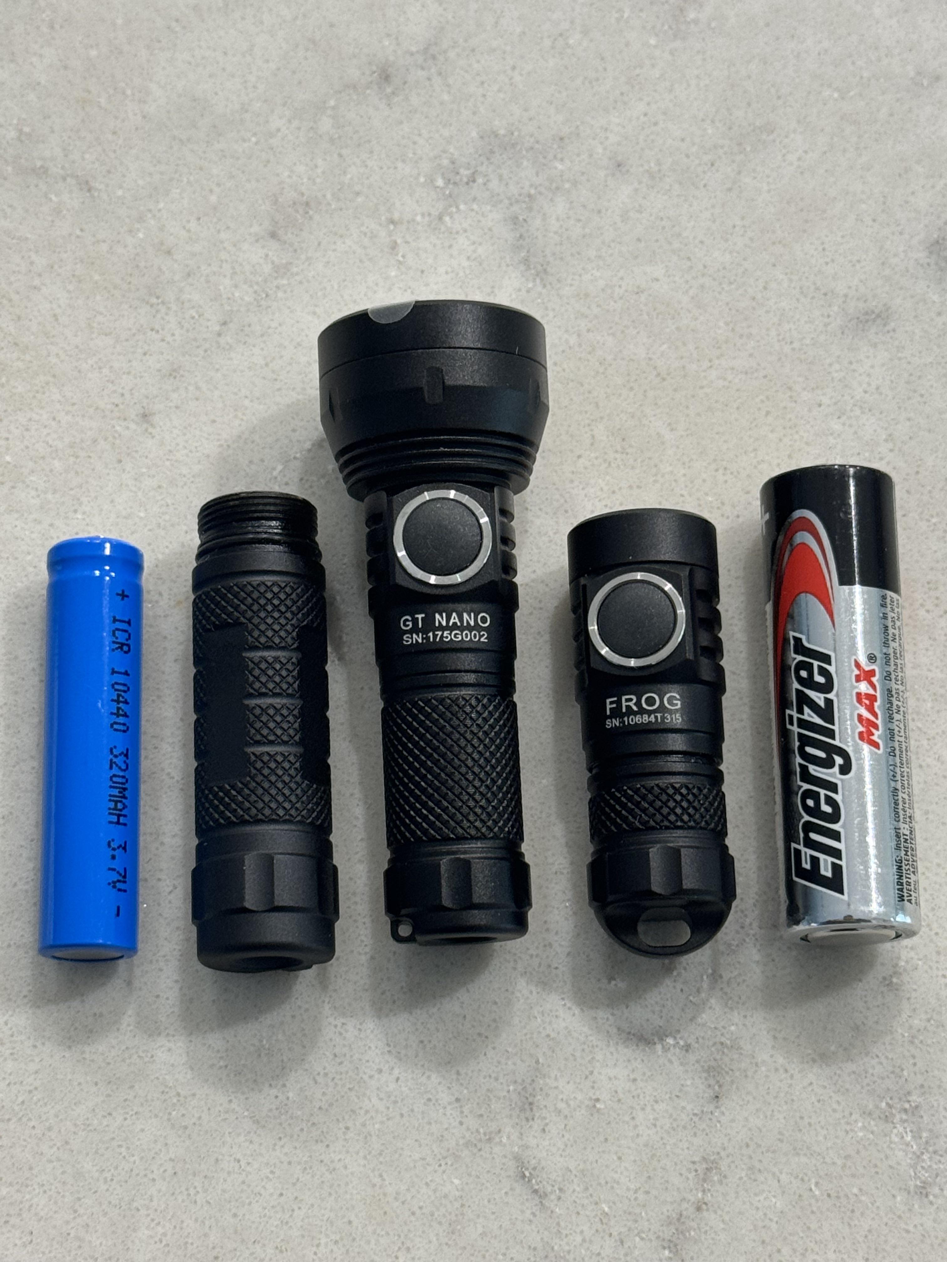 [NLD] Lumintop Frog + GT Nano r/flashlight