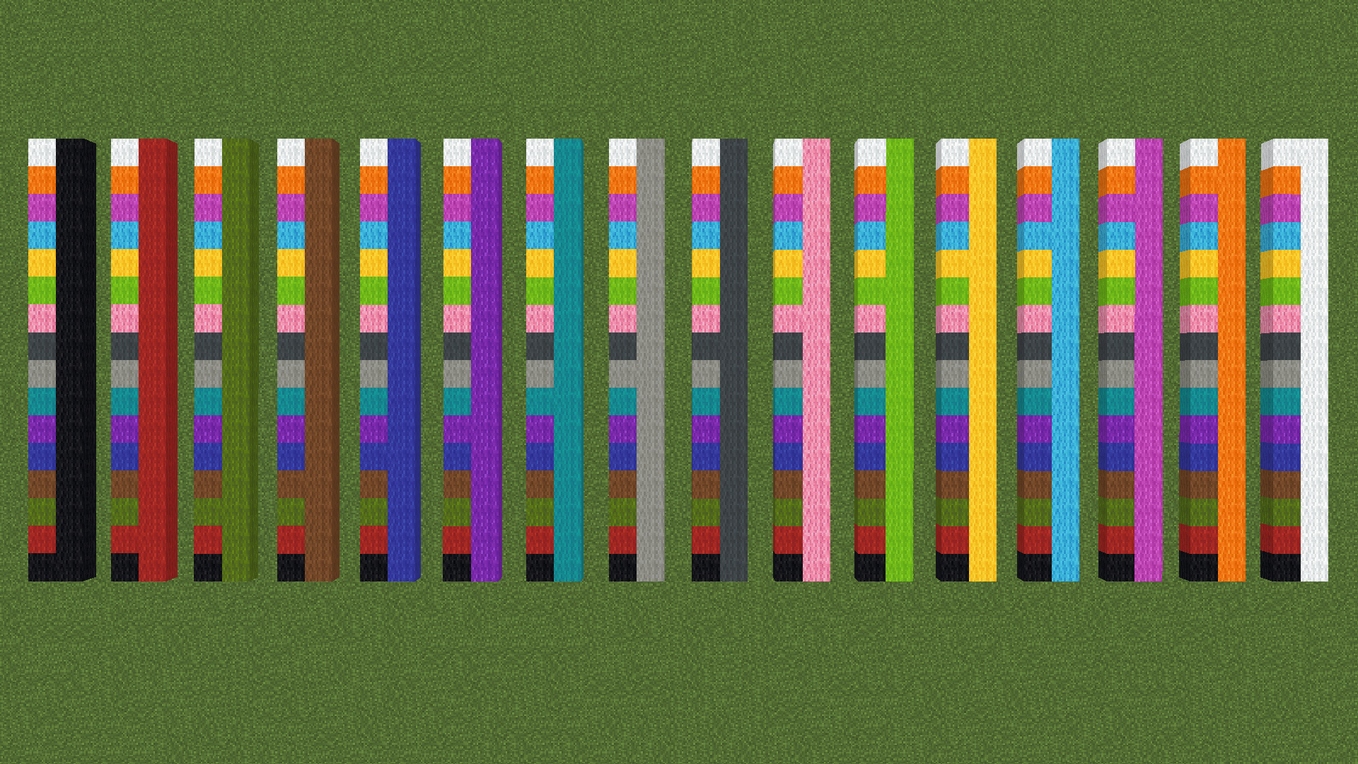 Simple Wool Colour Chart made for my world, hope it helps you with