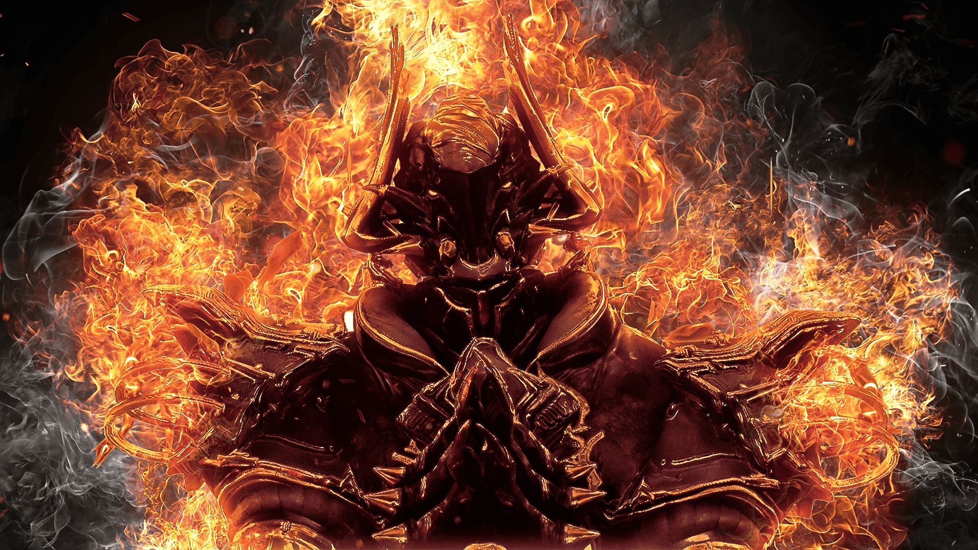 The Empyrean Flame, Nezha Deluxe Wallpaper Warframe