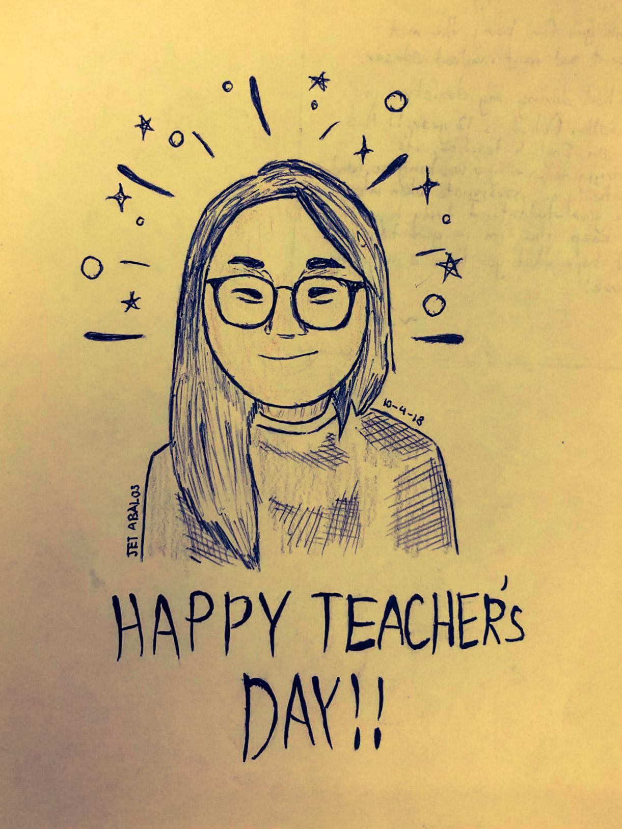 28+ Sketch Drawing For Teachers Day Tembelek Bog