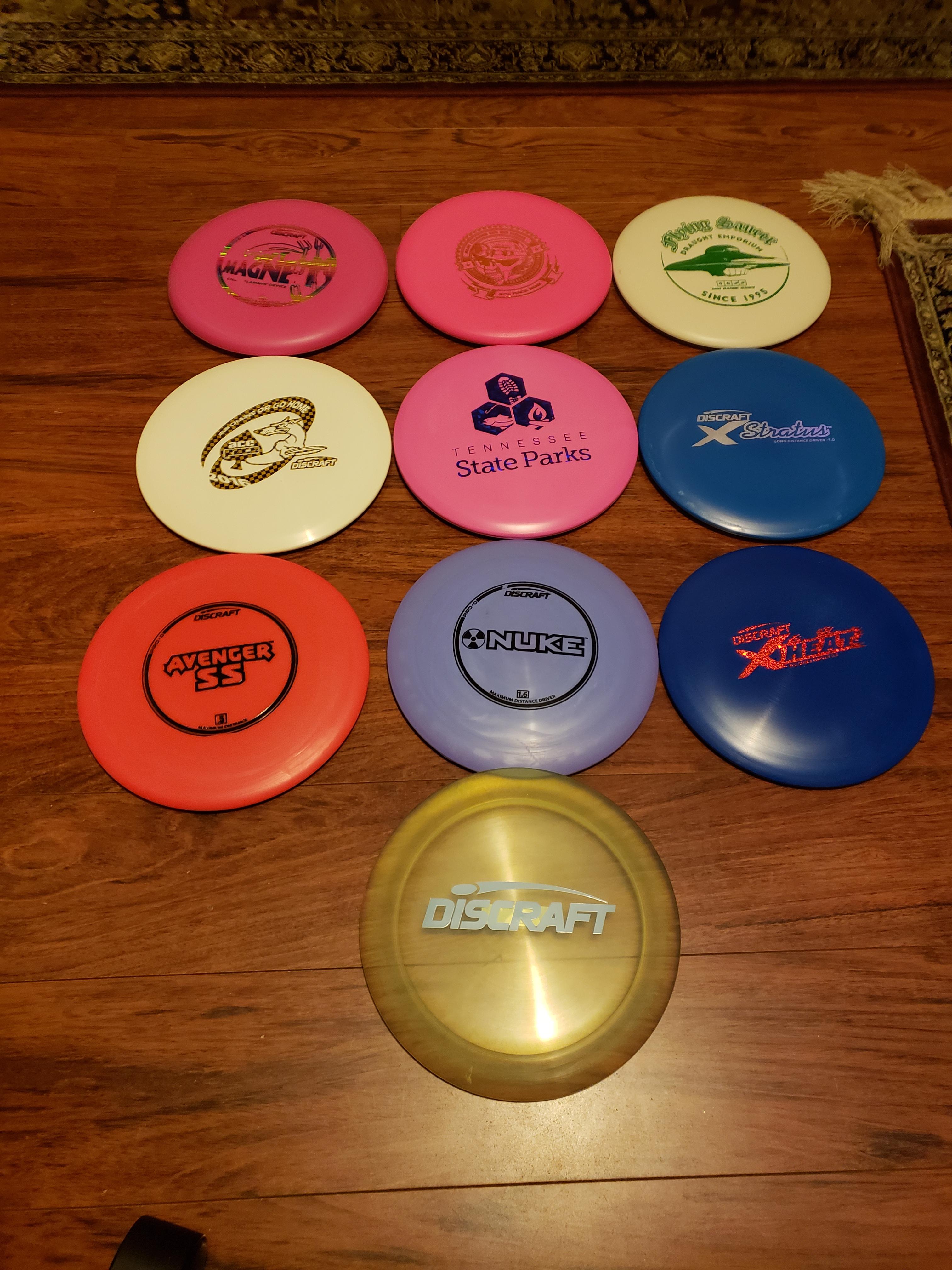 Discraft Misprint mystery box haul, excited to try them! r/discgolf