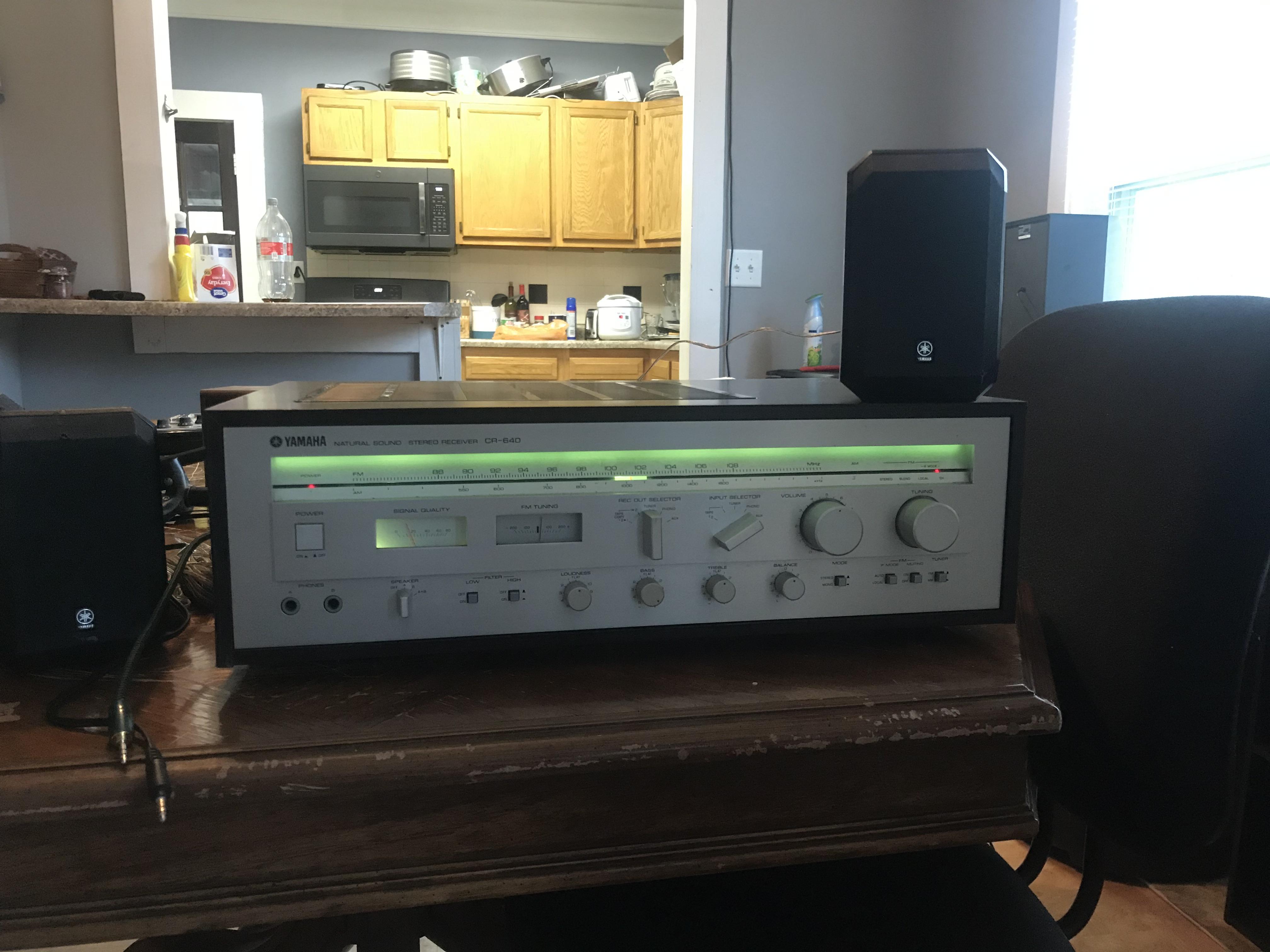 Just picked up a Yamaha CR640 today. Can’t wait to get her hooked up right BudgetAudiophile