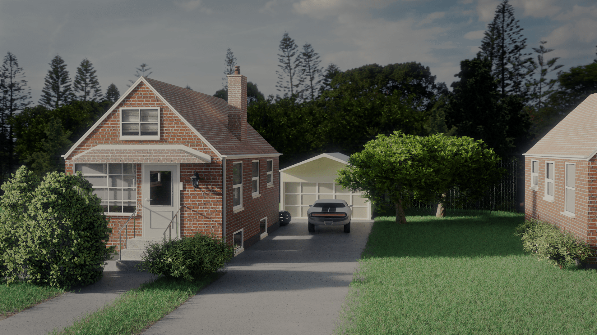 Colonial Apartment Complex r/blender