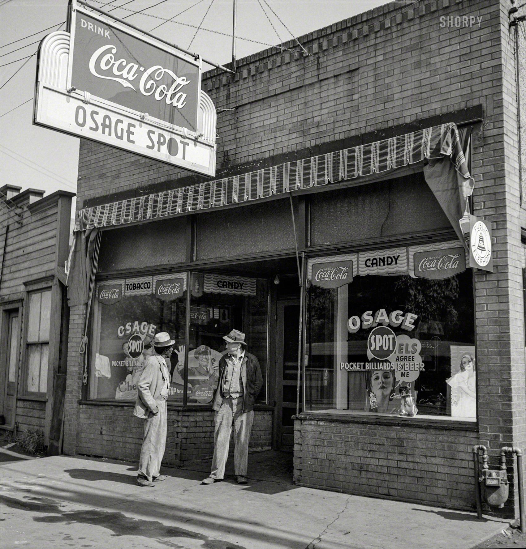 Store front in mining town of Osage, West Virginia. September 1938