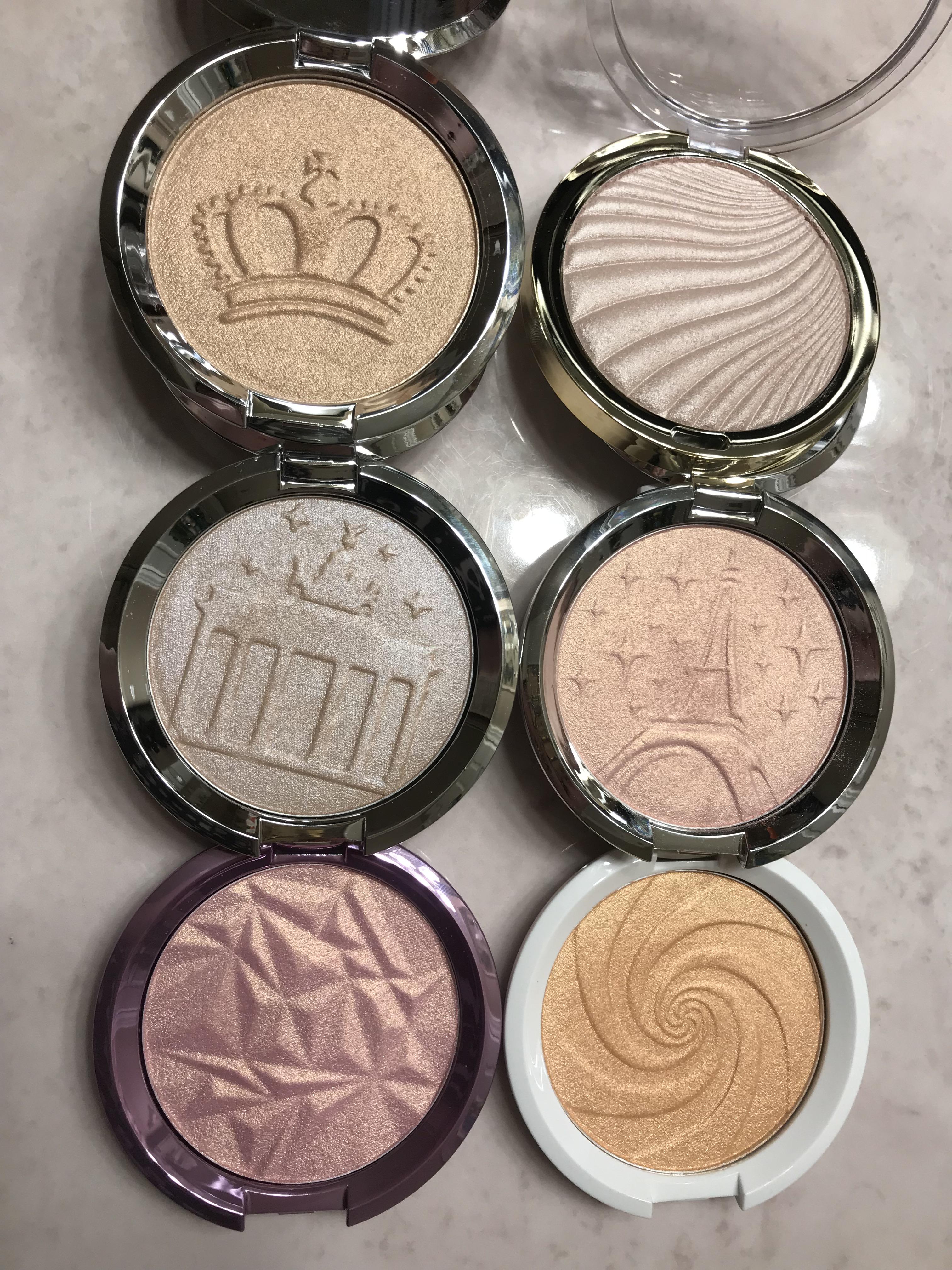 I went on a bit of a Becca highlighter binge and bought all the newer