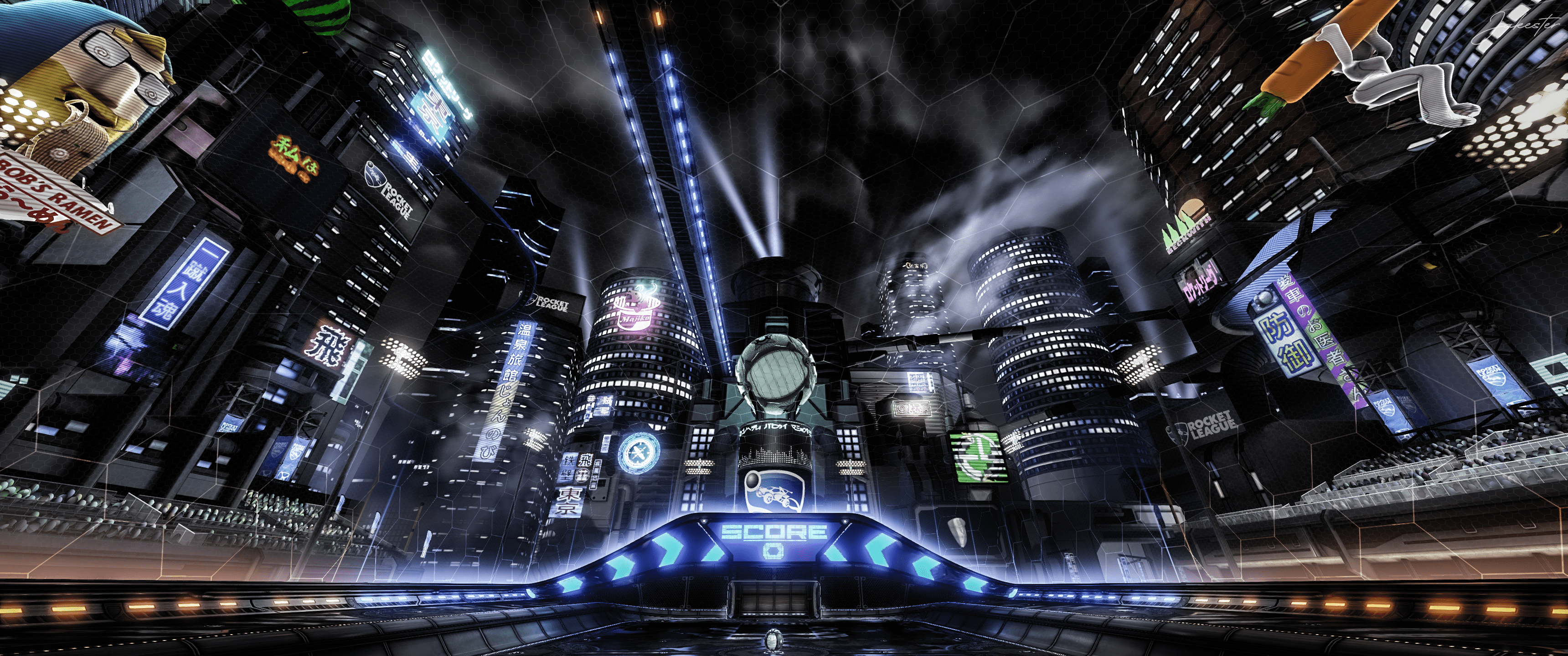 Neo Tokyo Wallpaper (3440x1440) r/RocketLeague