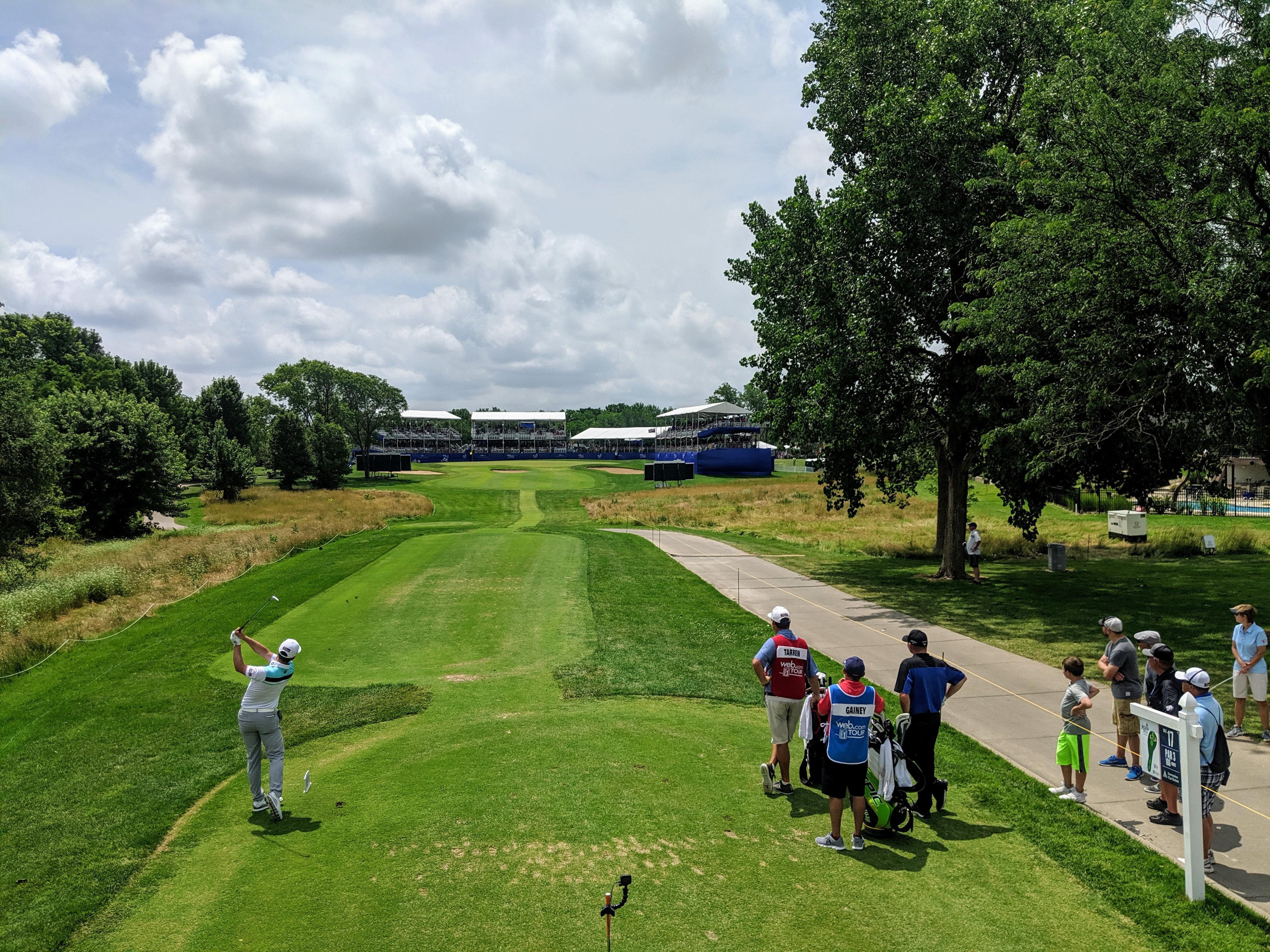 Got to spend my morning at the Wichita Open r/golf