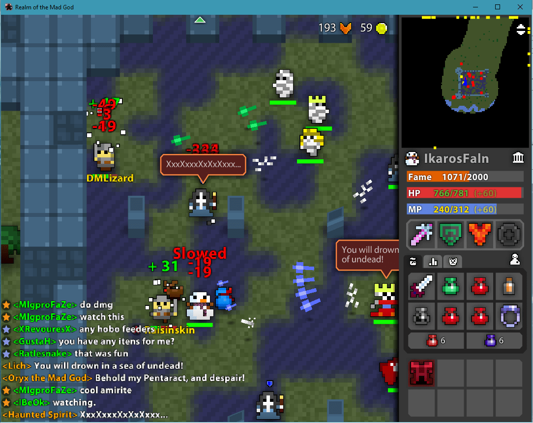 My First ST Since Update [Souless Robe] r/RotMG