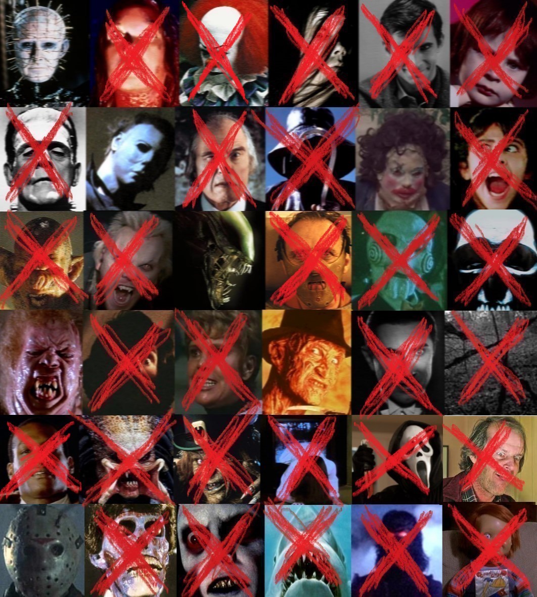 Horror movie villain elimination game Day 29 HorrorMovies