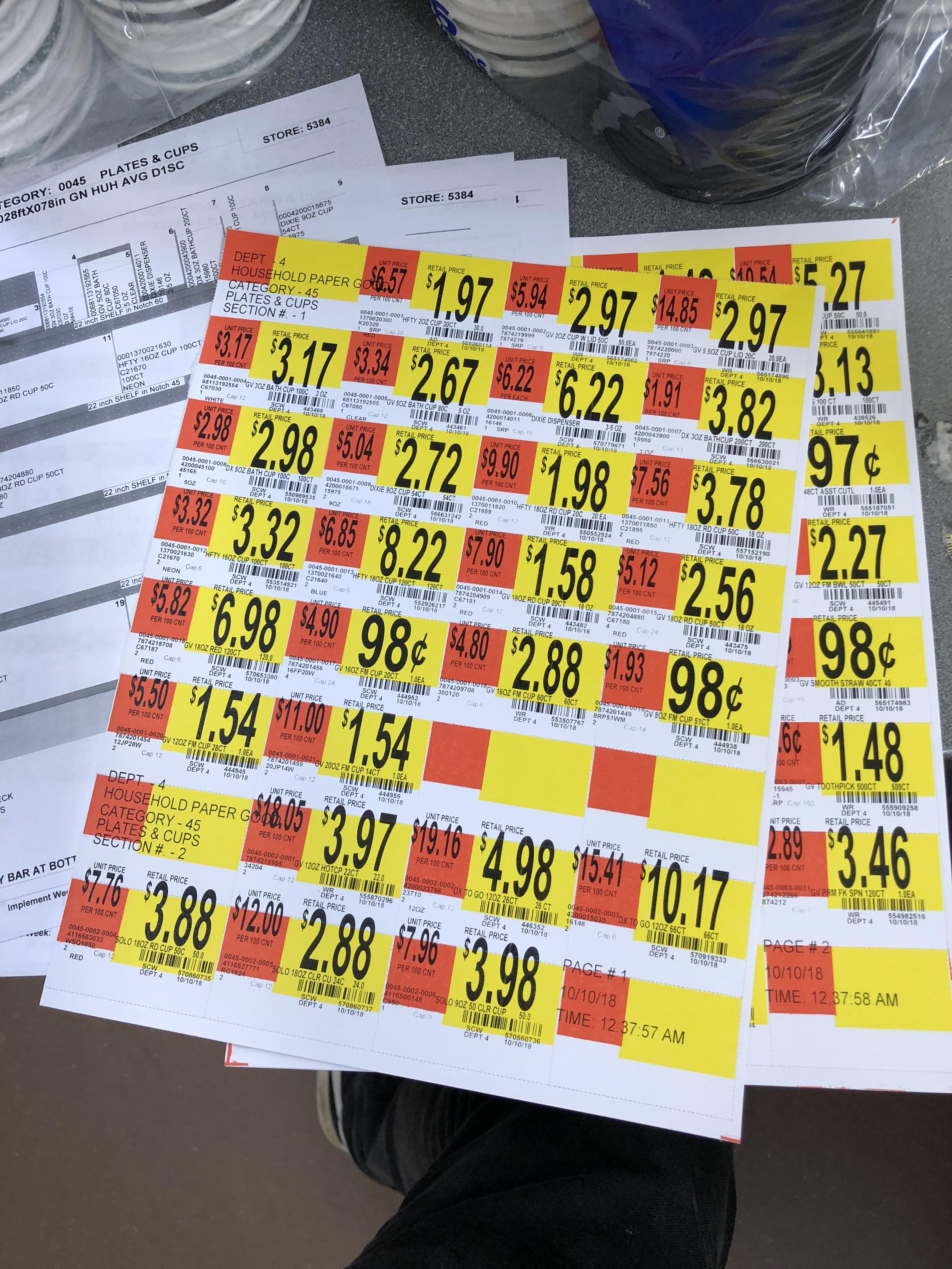 Does anyone else have this problem when printing labels?? r/walmart