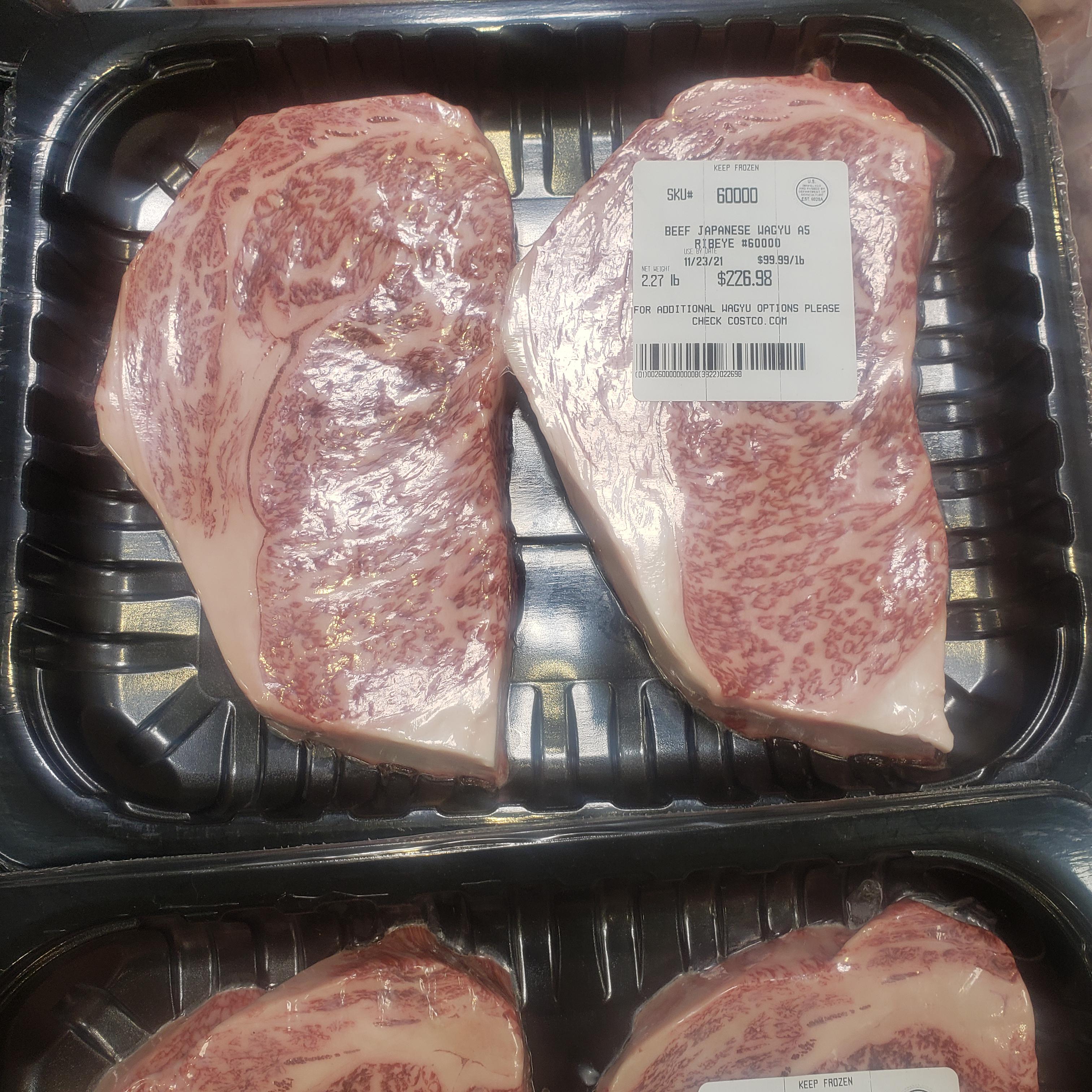 Wagyu beef Costco