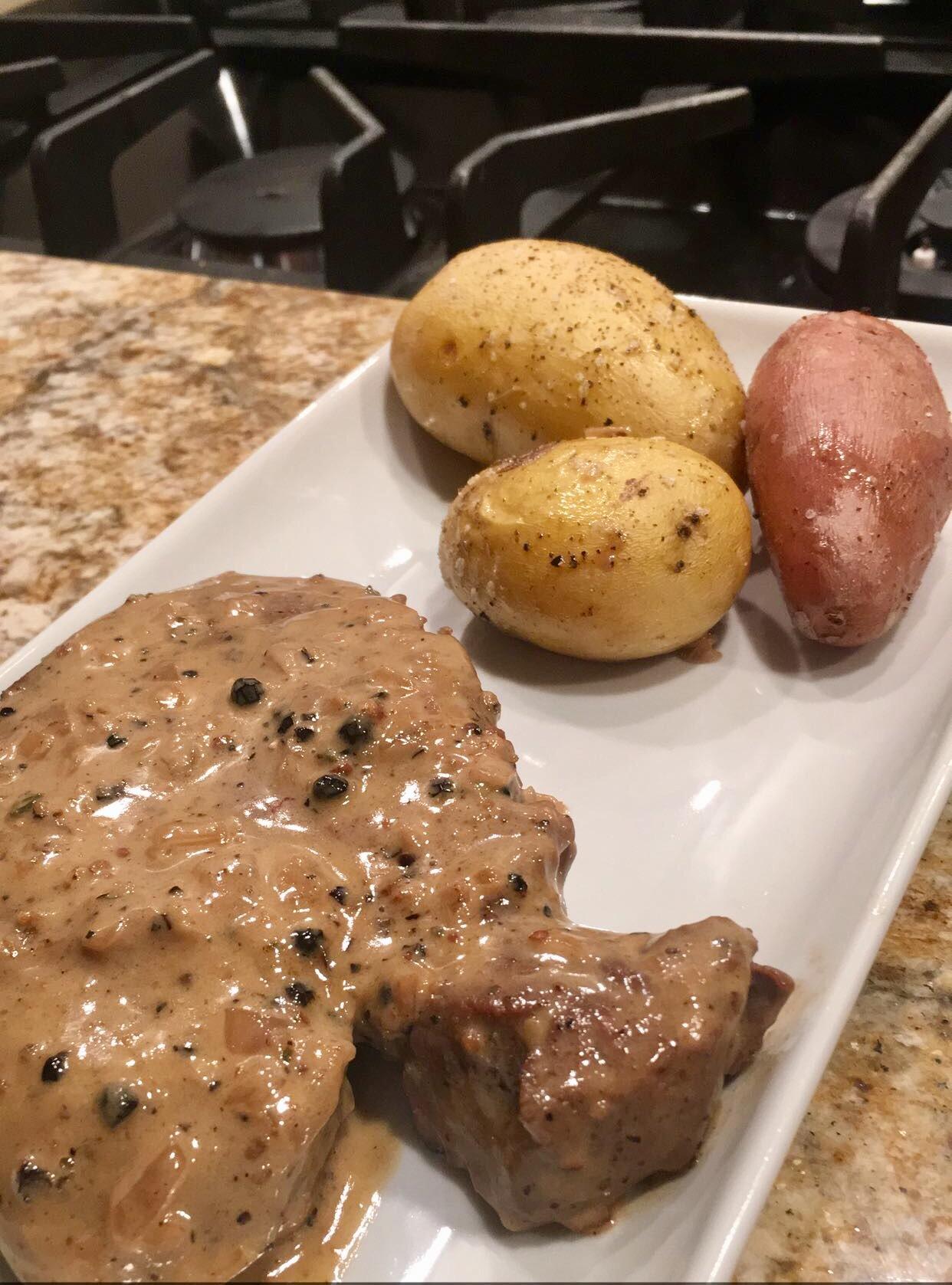 [Homemade] Pepper Steak food