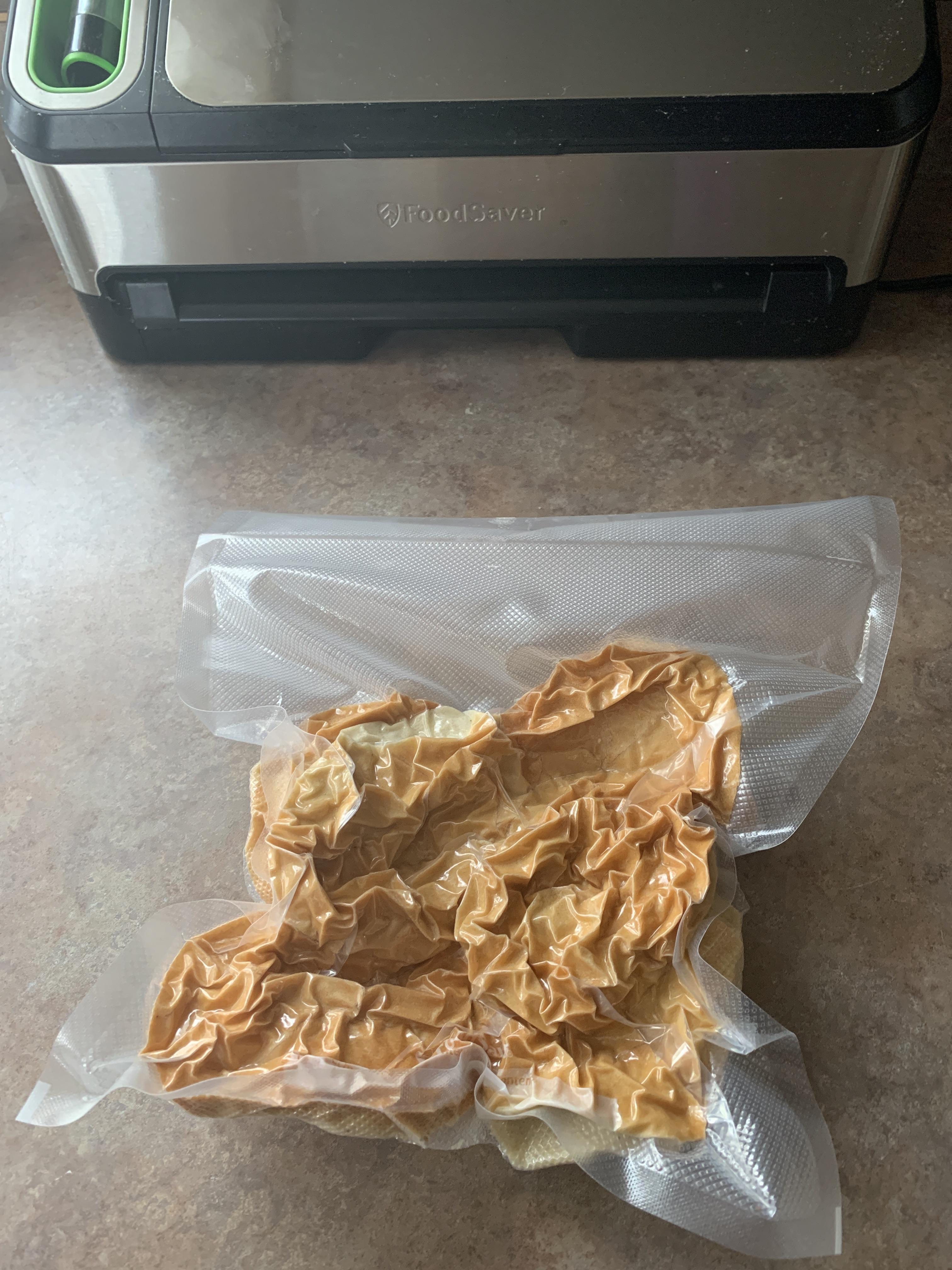 Had some extra buns, thought I would vacuum seal them for another day