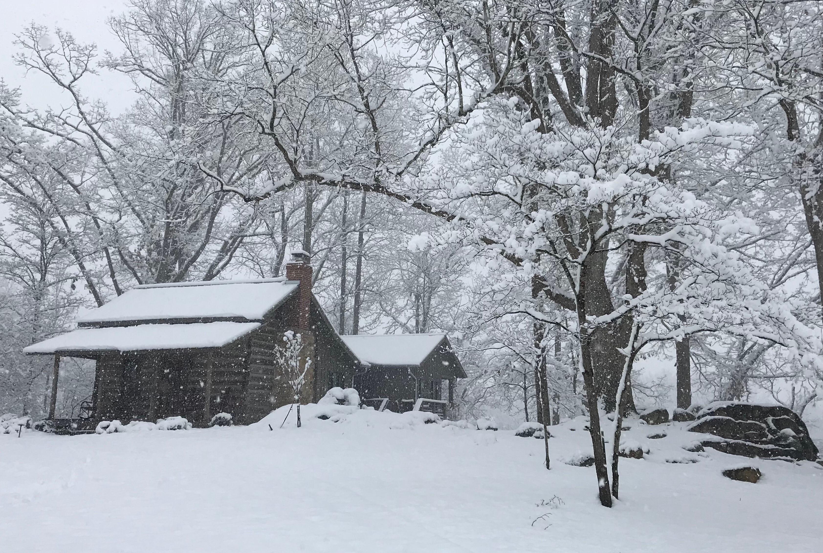 My parents restored 19th Century cabin in Chatham County, NC. Nicknamed