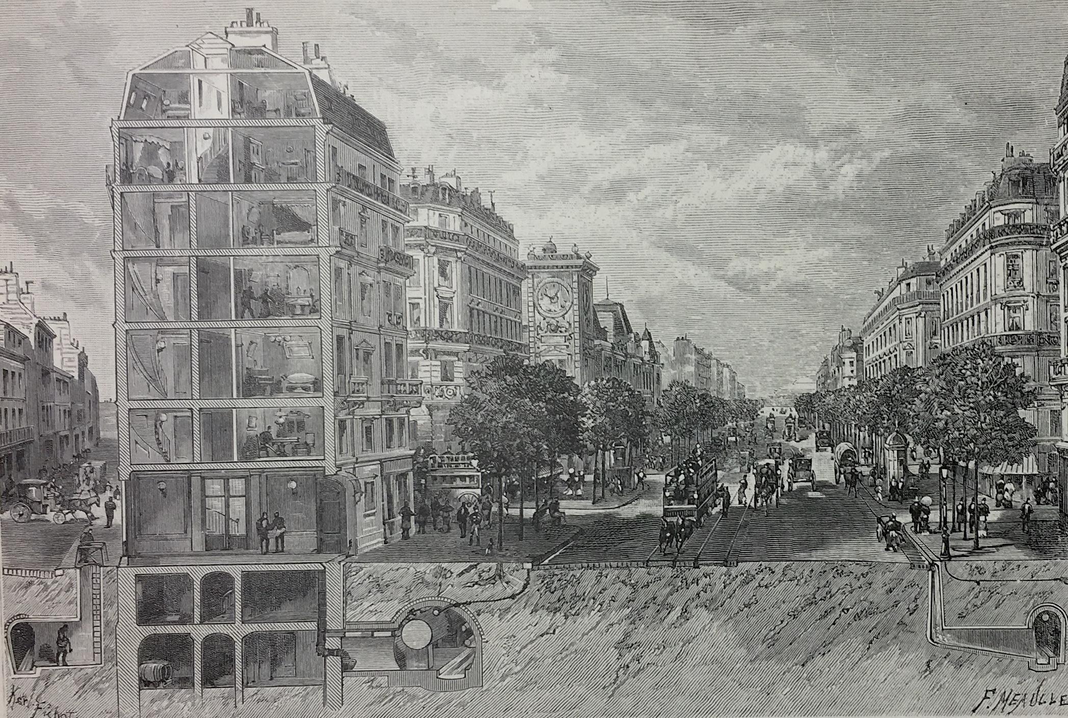 Diagram from of Section Boulevard SaintGermain, from The City and its