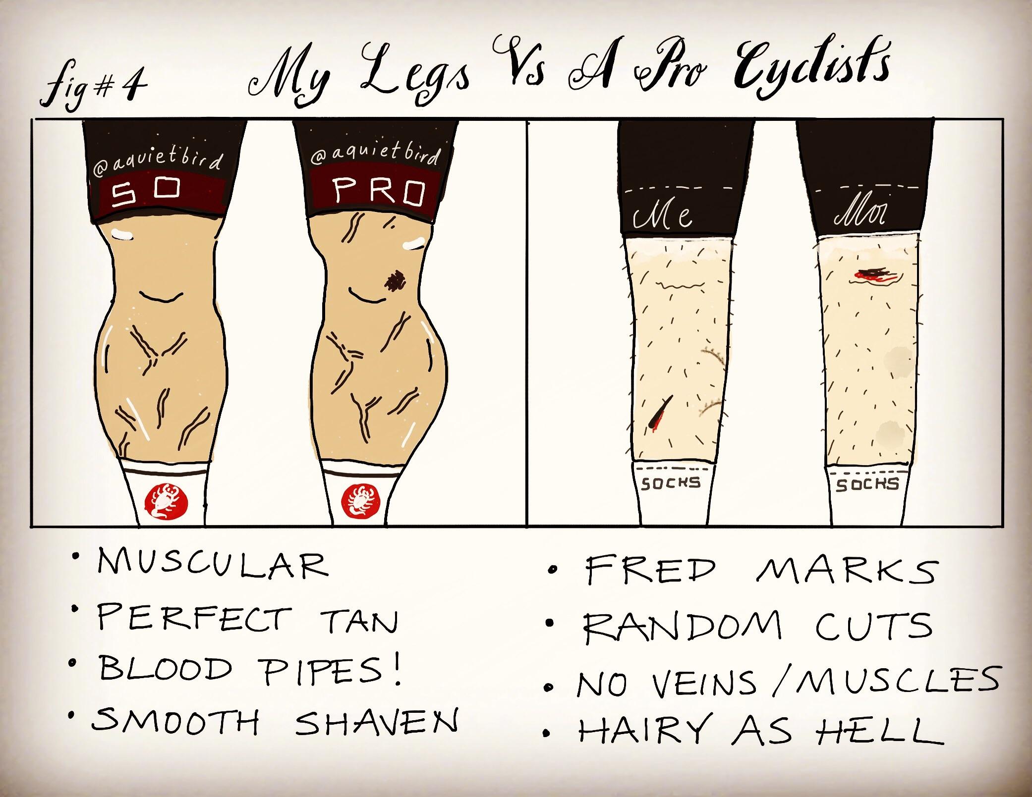 Runners Legs Vs Bikers Legs