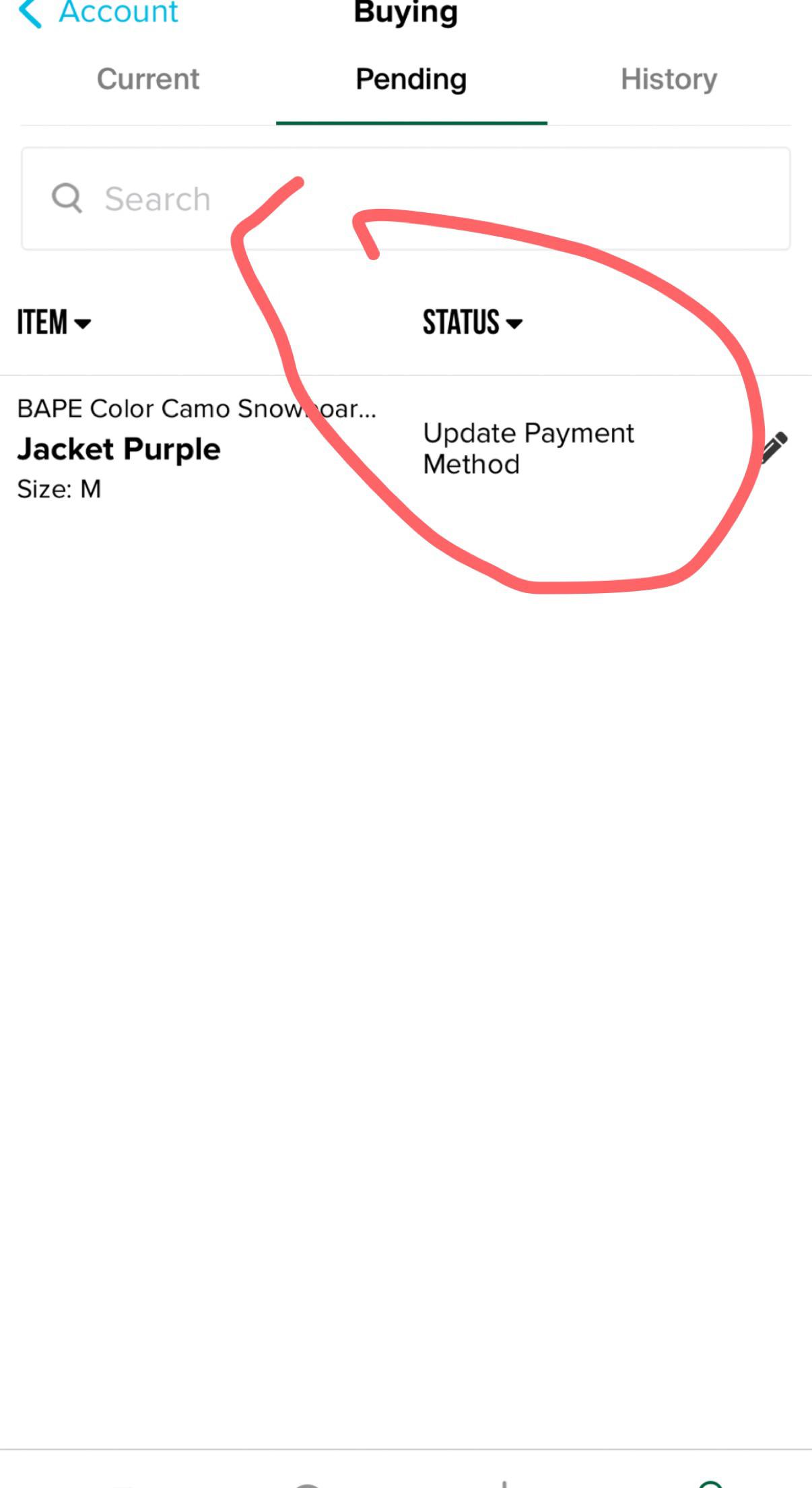 Update payment method?? What does it mean and what do I do because I