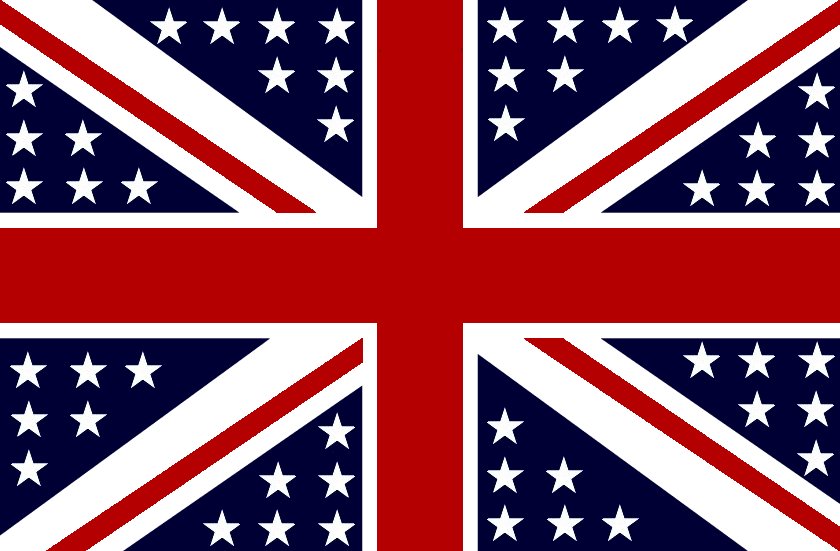 Flag of the UKS (United Kingdom & States of Great Britain, Northern